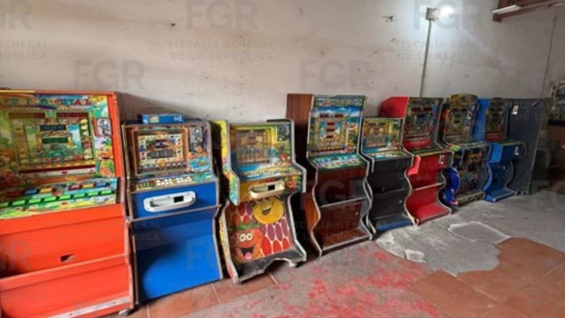 FGR Detiene a una Persona y Asegura 30 Máquinas Tragamonedas en Cosamaloapan y Orizaba, Veracruz