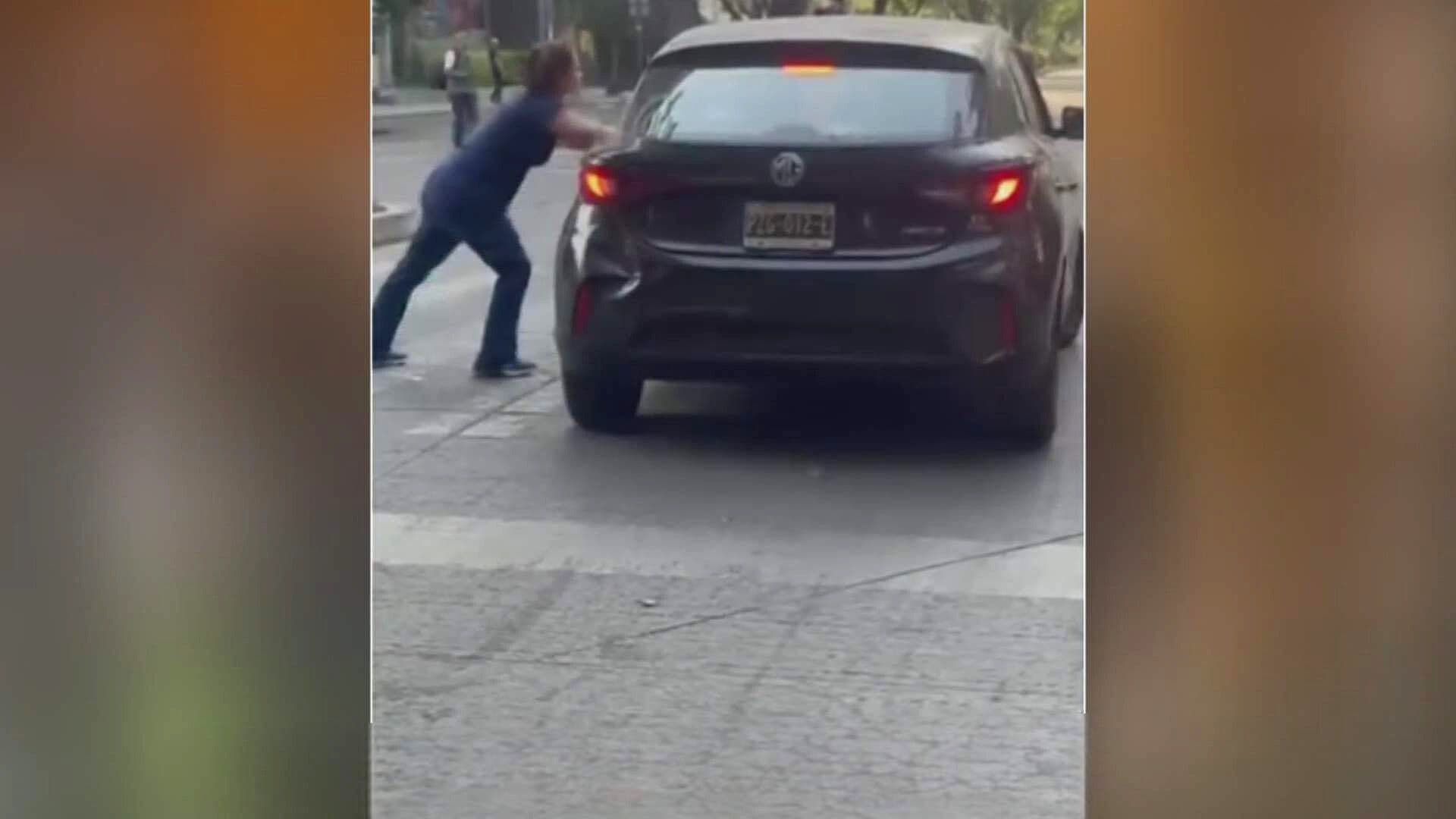 ¿Quién es "Lady Naucalpan"? Así Inició el Pleito de Mujer con Ciclista y Policía en Masaryk, Polanco