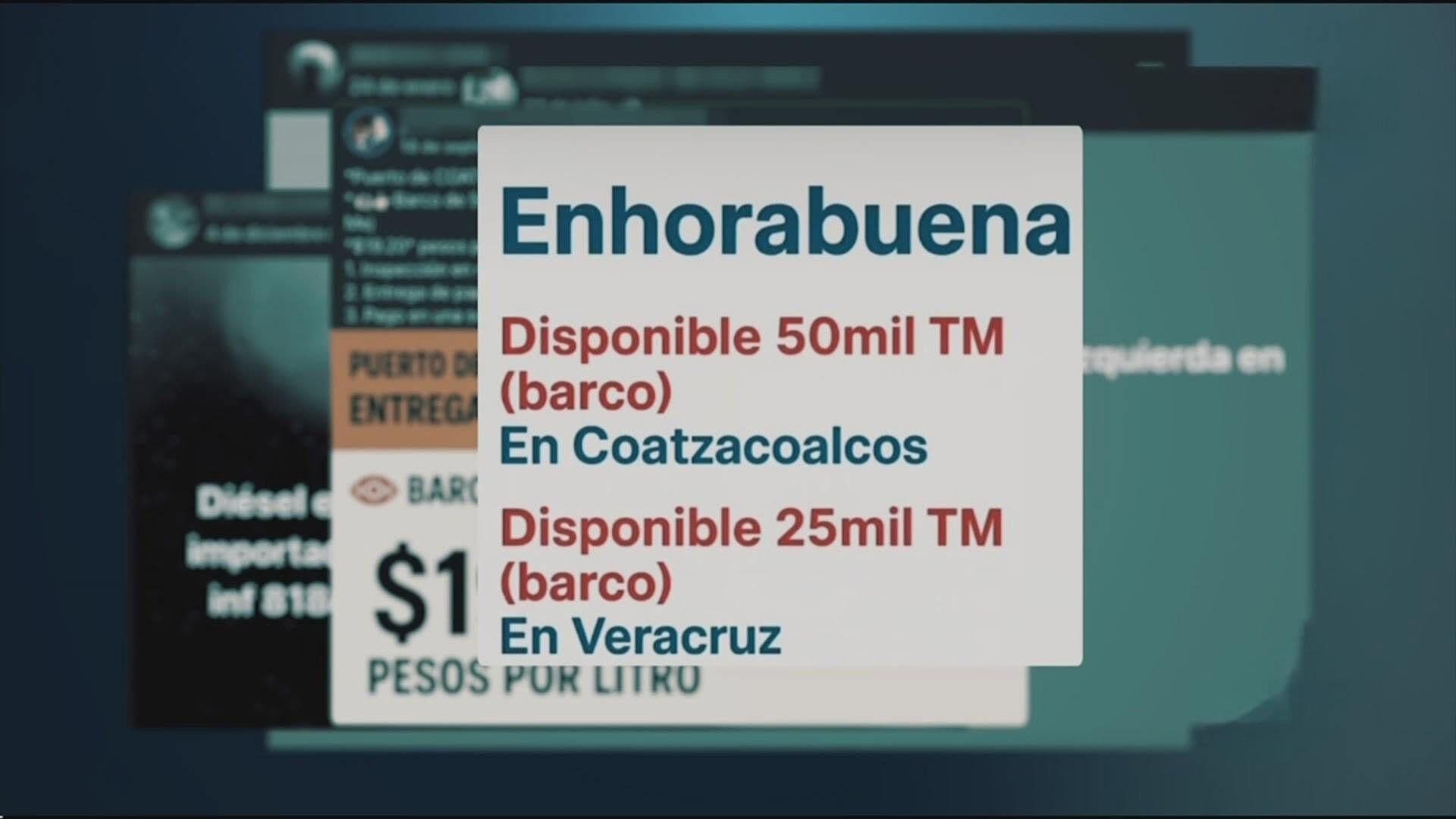 Millones de Litros de Combustible Ilegal Fueron Ofrecidos en Internet para Su Venta