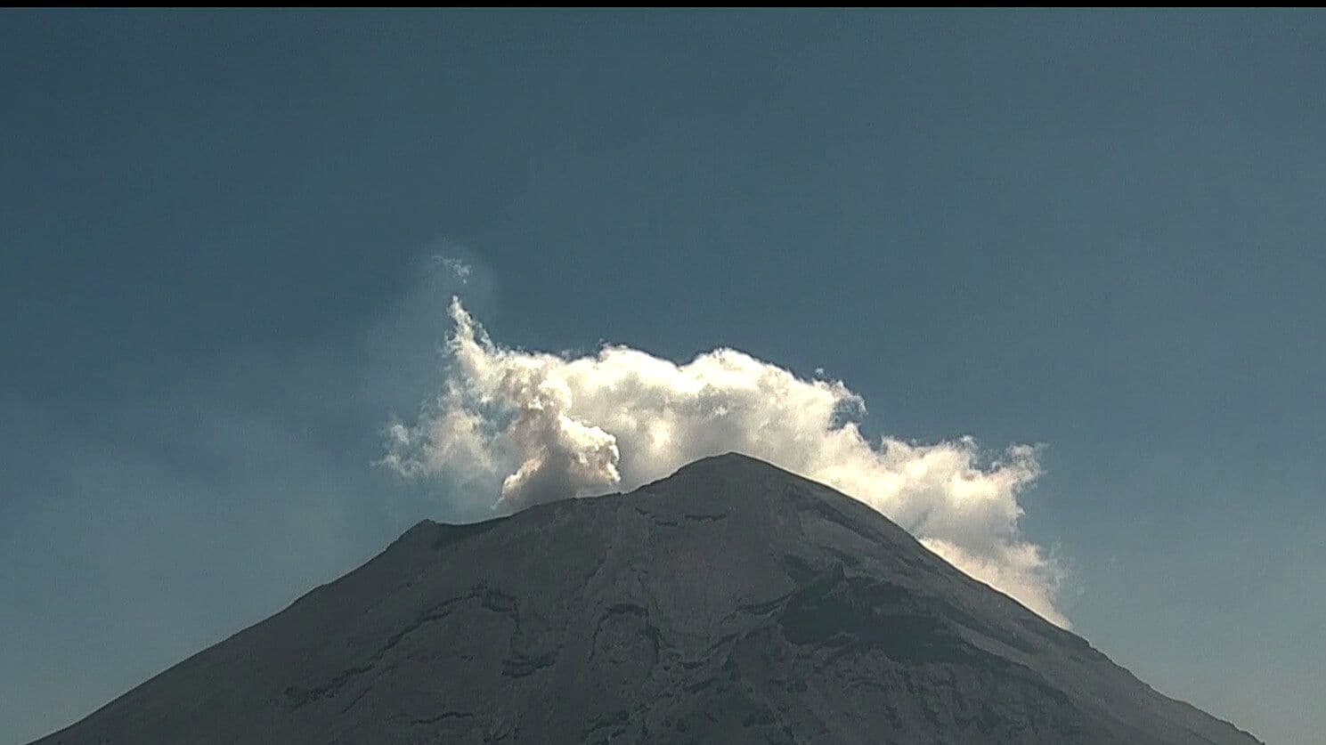 Así Luce Hoy, 24 de Febrero de 2026, el Volcán Popocatépetl