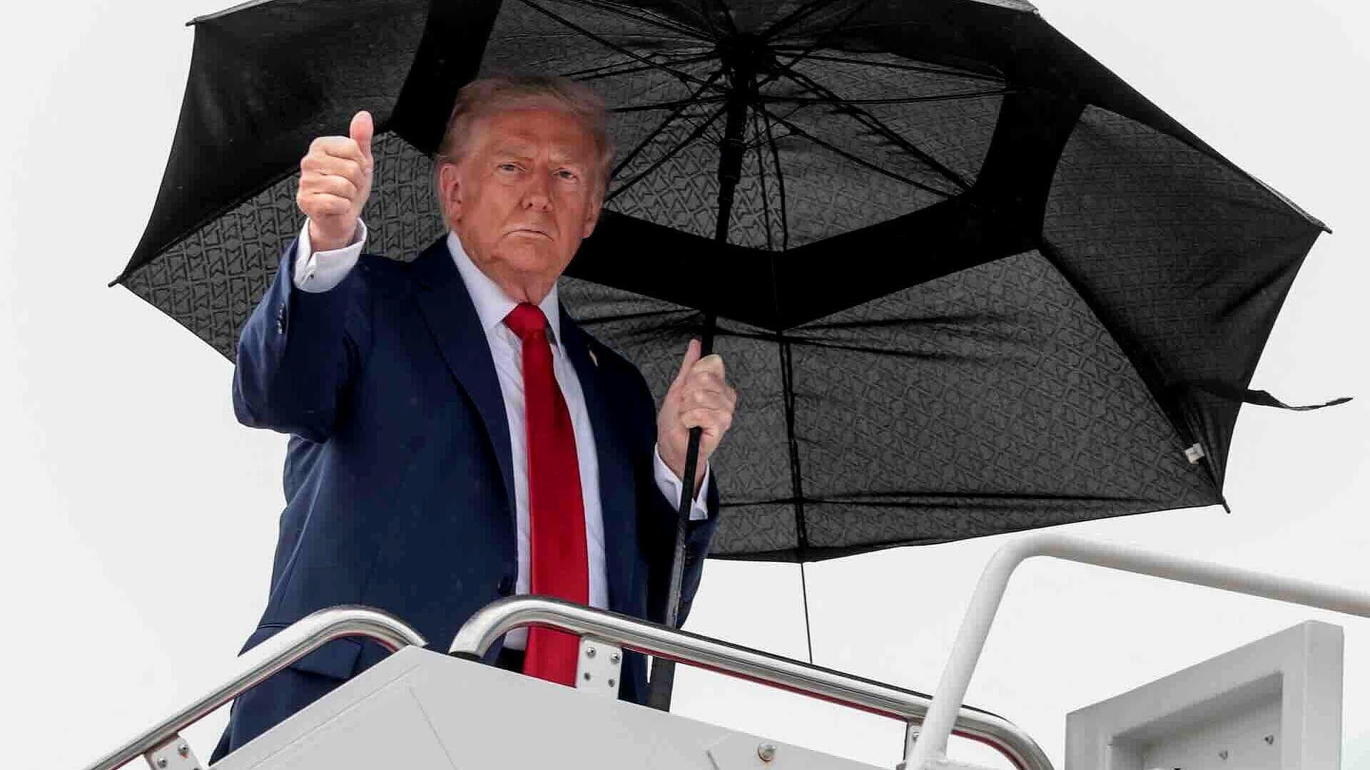 Trump Abordó Air Force One en EU rumbo a Tel Aviv y Cumbre de Paz en Egipto