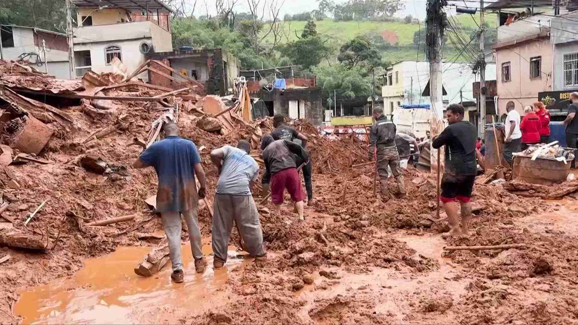 Fuerte Temporal en Minas Gerais, Brasil, Deja al menos 28 Muertos y 40 Desaparecidos