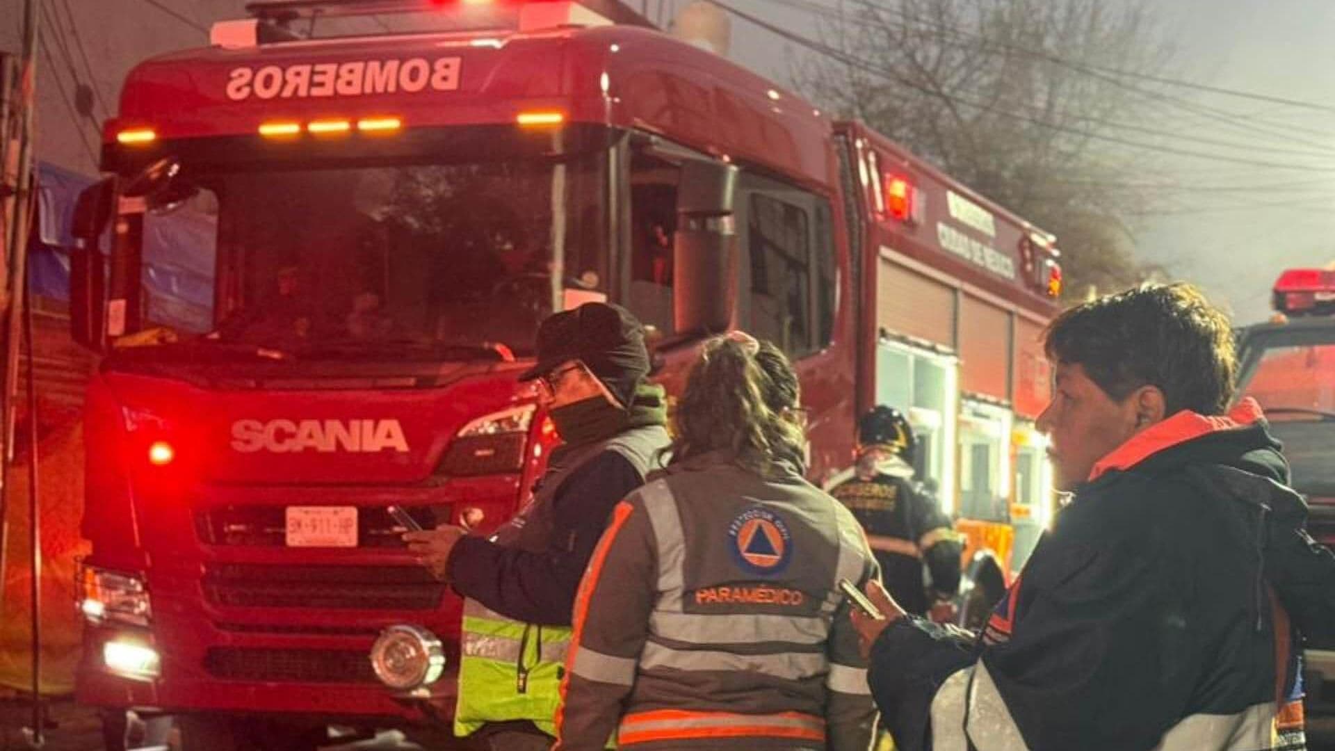 Controlan Incendio en Col. Morelos; Se Reporta Saldo Blanco