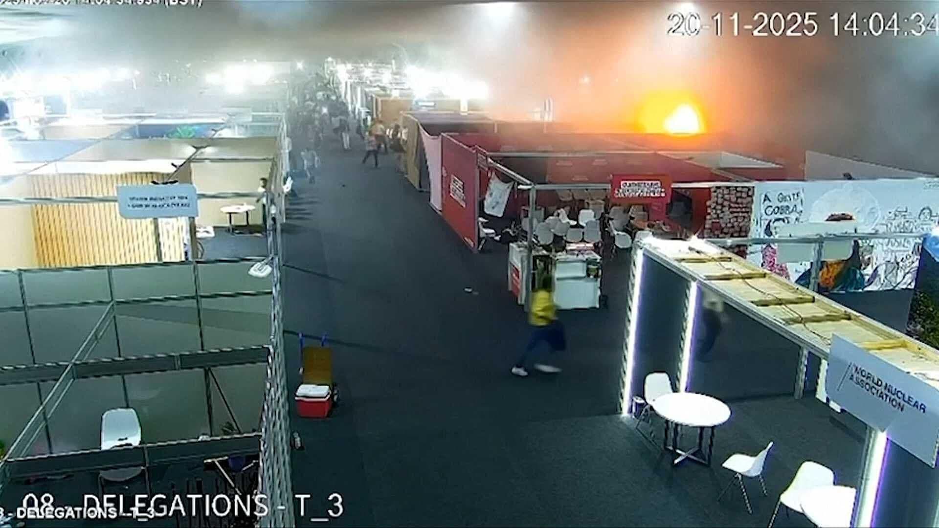 Cronología: Así Inició el Incendio del Pabellón Central de la COP30 en Belém, Brasil