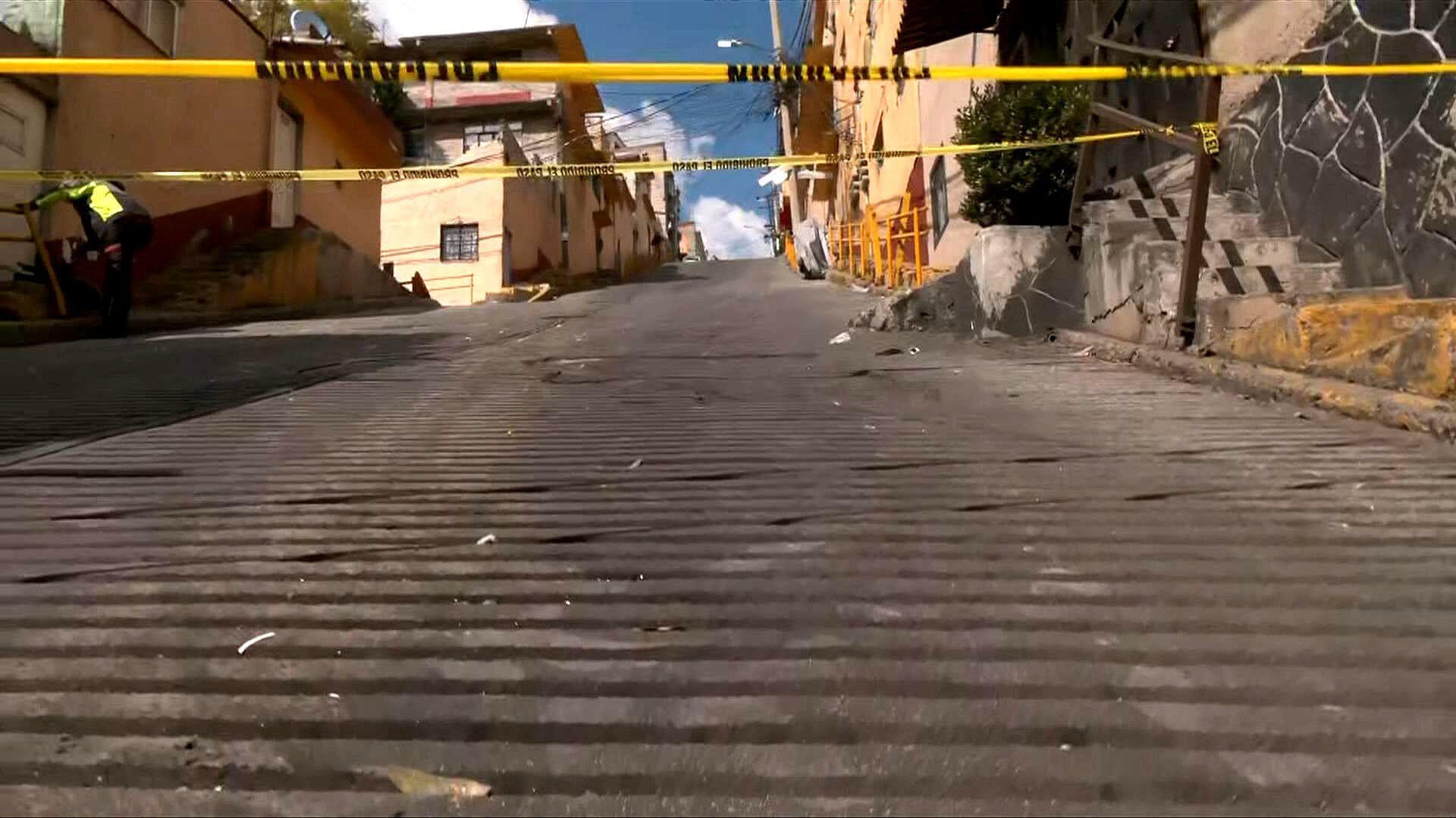 Así se Ve la Inclinación de la Llamada "Bajada del Diablo" en la Álvaro Obregón