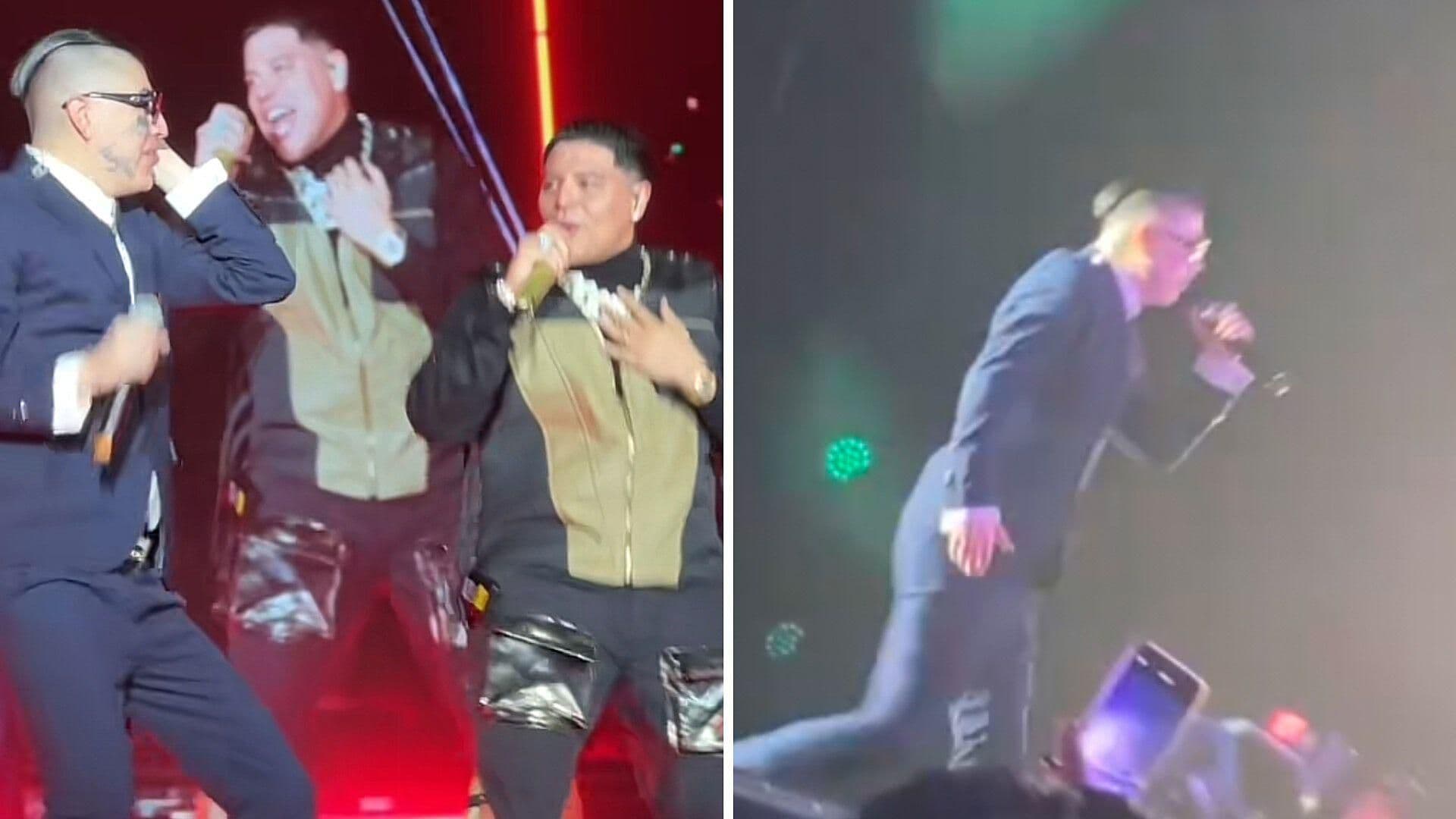 Dani Flow Manda Mensaje a Christian Nodal Durante Concierto de Grupo Firme