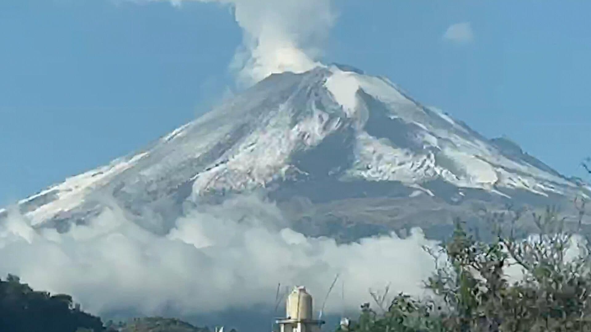 Hermosas Postales del Imponente Volcán Popocatépetl Nevado