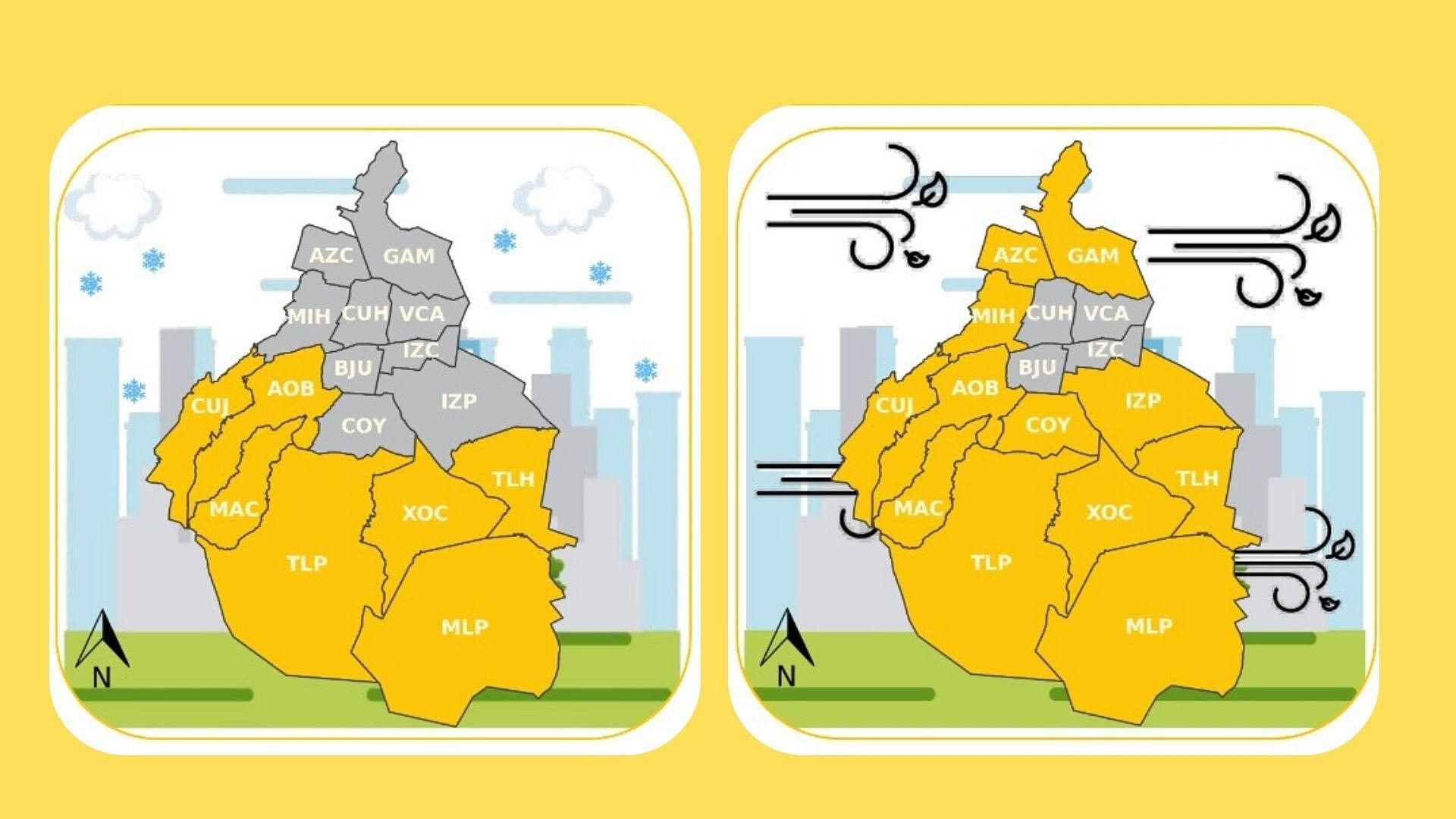 ¿Sabes Qué Alcaldías de CDMX Tienen Alerta Amarilla por Frío y Vientos Fuertes?