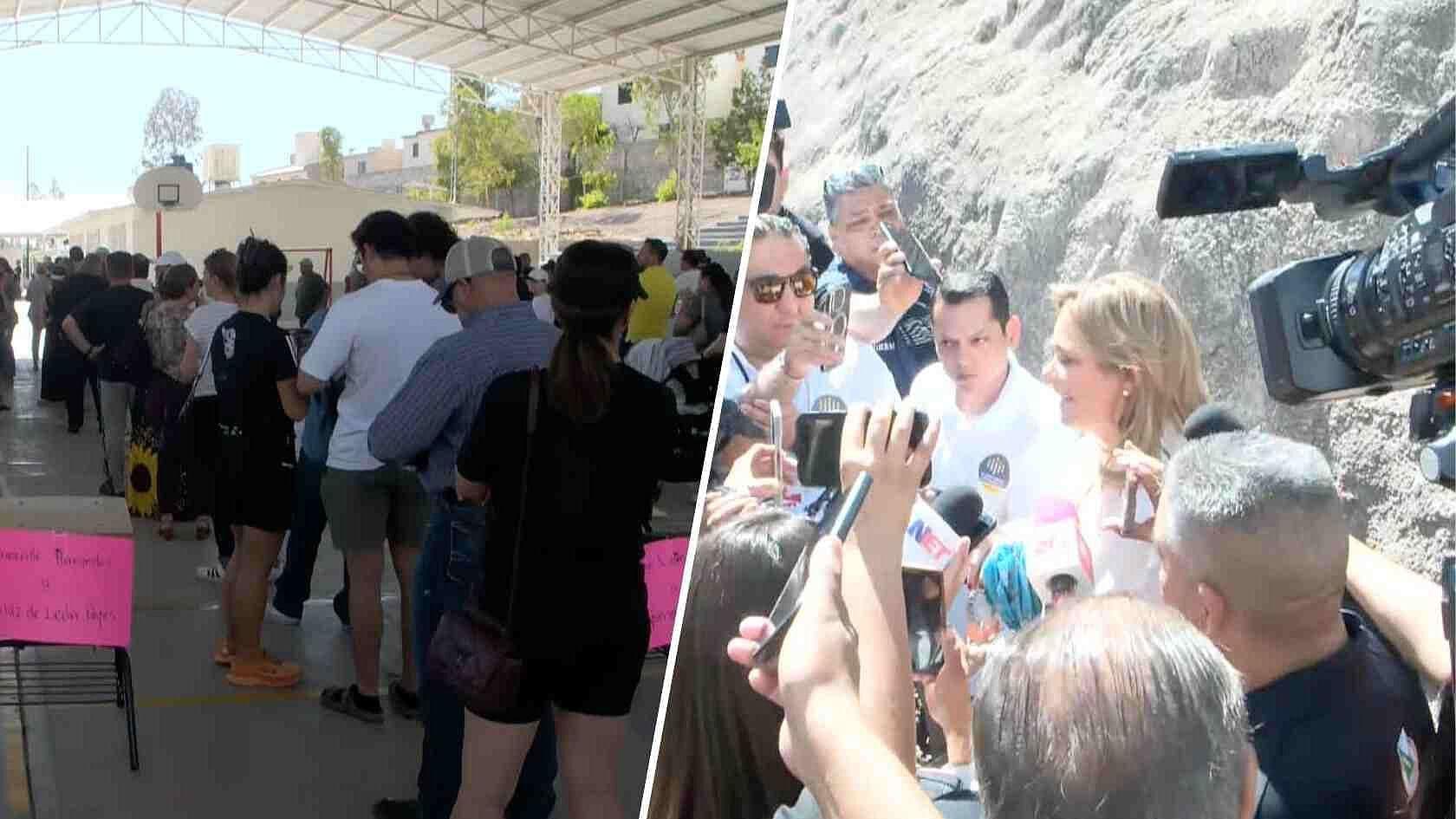 Acude a Votar Maru Campos, Gobernadora del Estado de Chihuahua