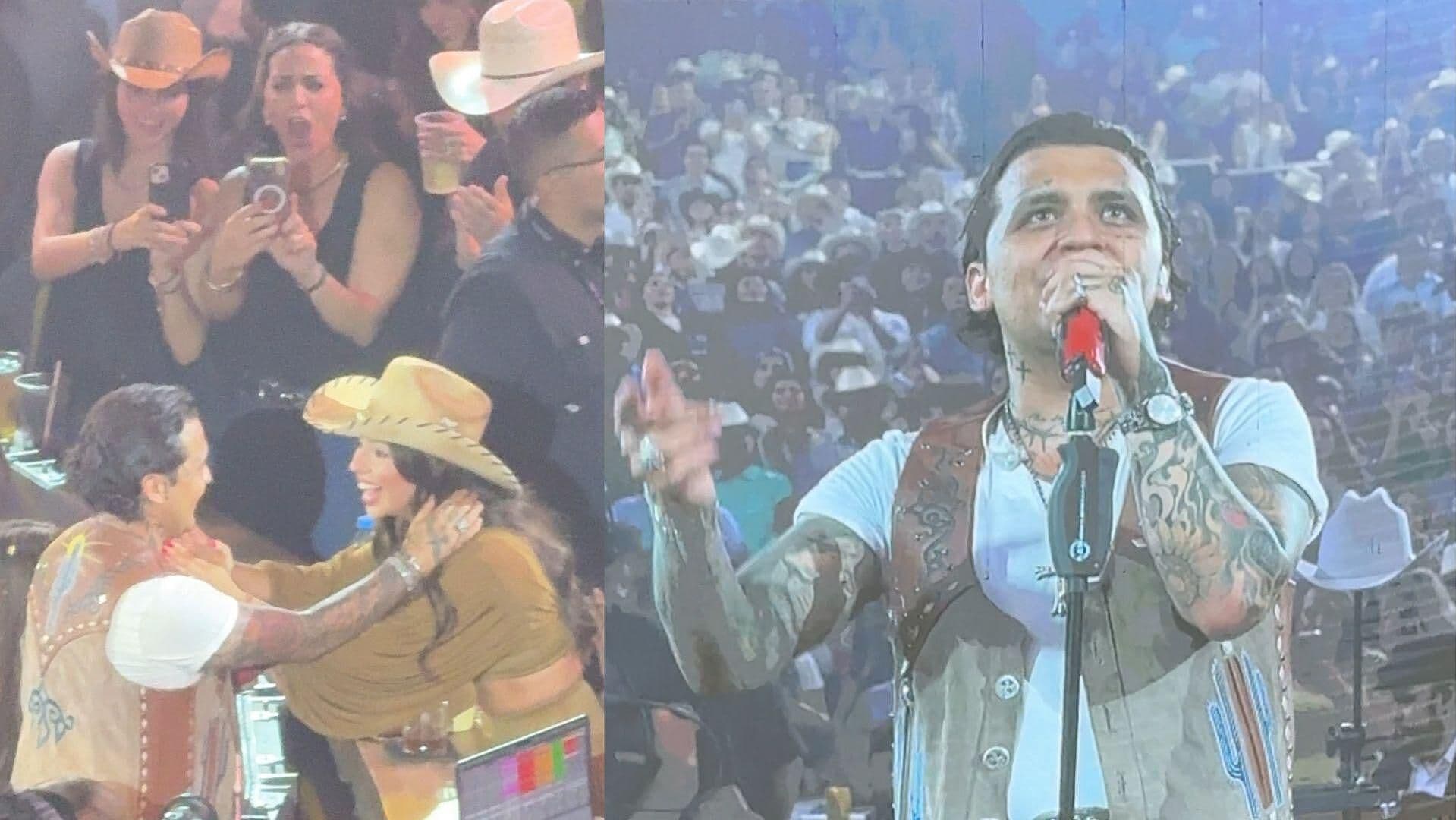 Así fue el Concierto de Christian Nodal en el Palenque de la ExpoGan; Ángela Aguilar lo Acompañó