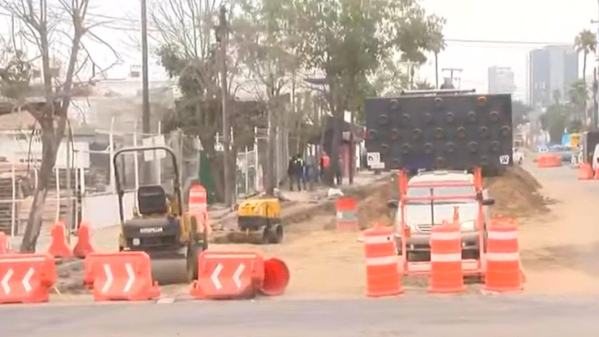Piden Mayor Atención en Trabajos de Reparación Cerca Del Bulevar Agua Caliente