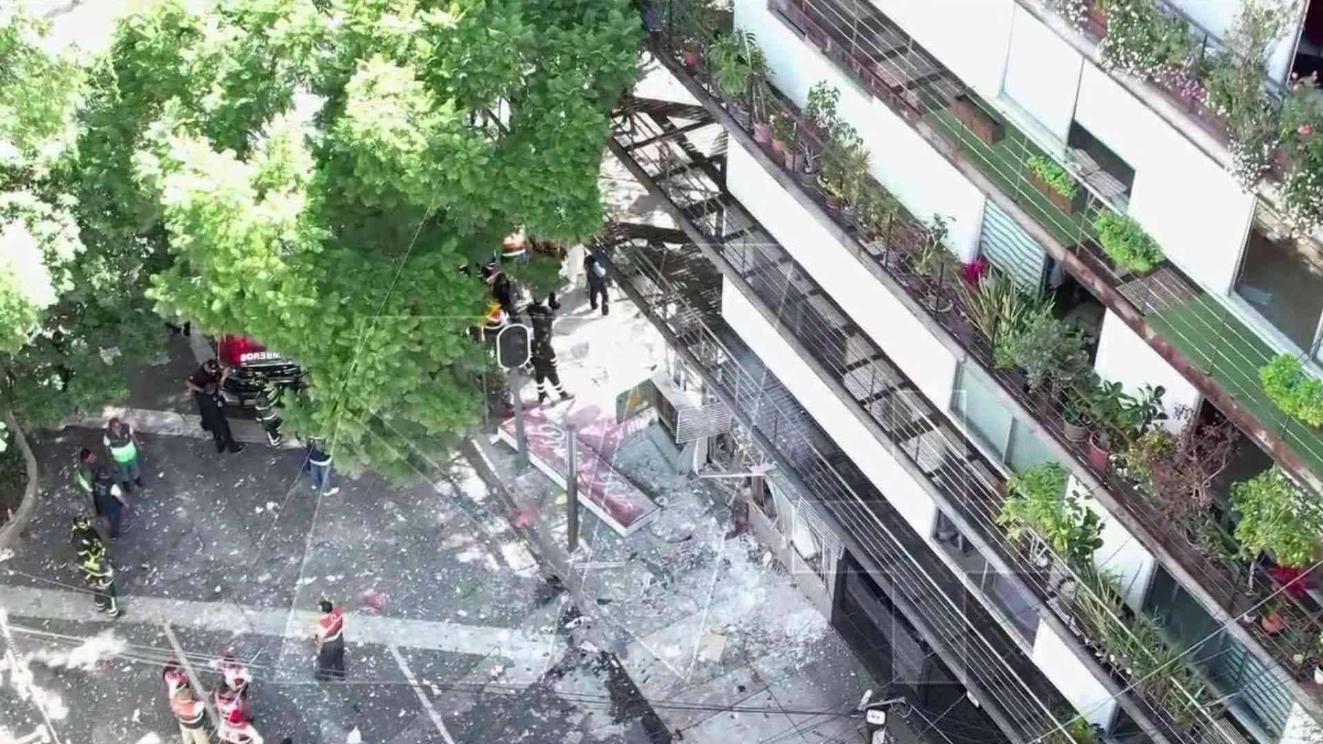 Desde el Aire: Así Quedó Rosticería de La Condesa después de Explosión por Gas