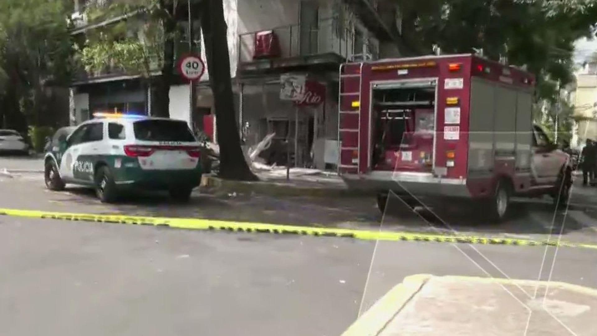 Dos Heridos por la Explosión de una Rosticería en la Condesa, CDMX