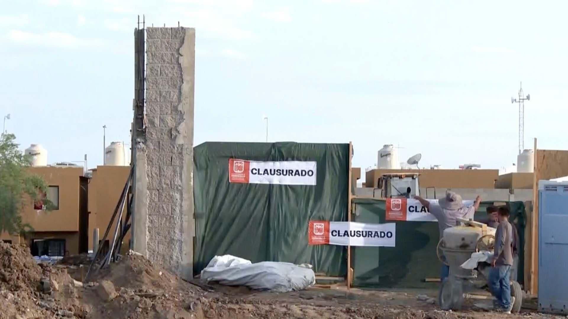 Clausuran Construcción que se Presume Provocó Inundaciones en Villas de San Lorenzo, Hermosillo