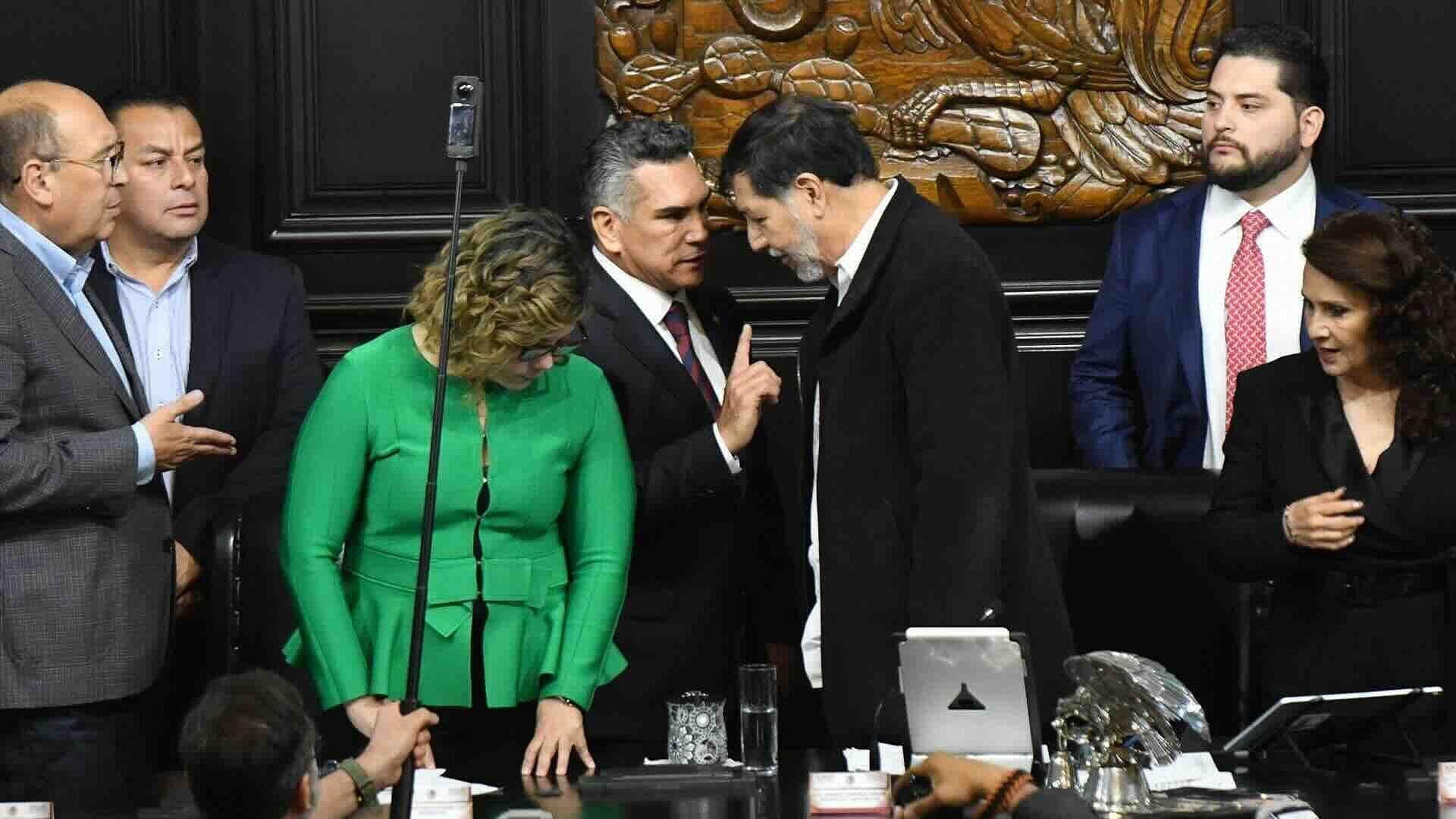 Antes y Después: Esto Pasó en el Altercado entre ‘Alito’ Moreno y Fernández Noroña en el Senado