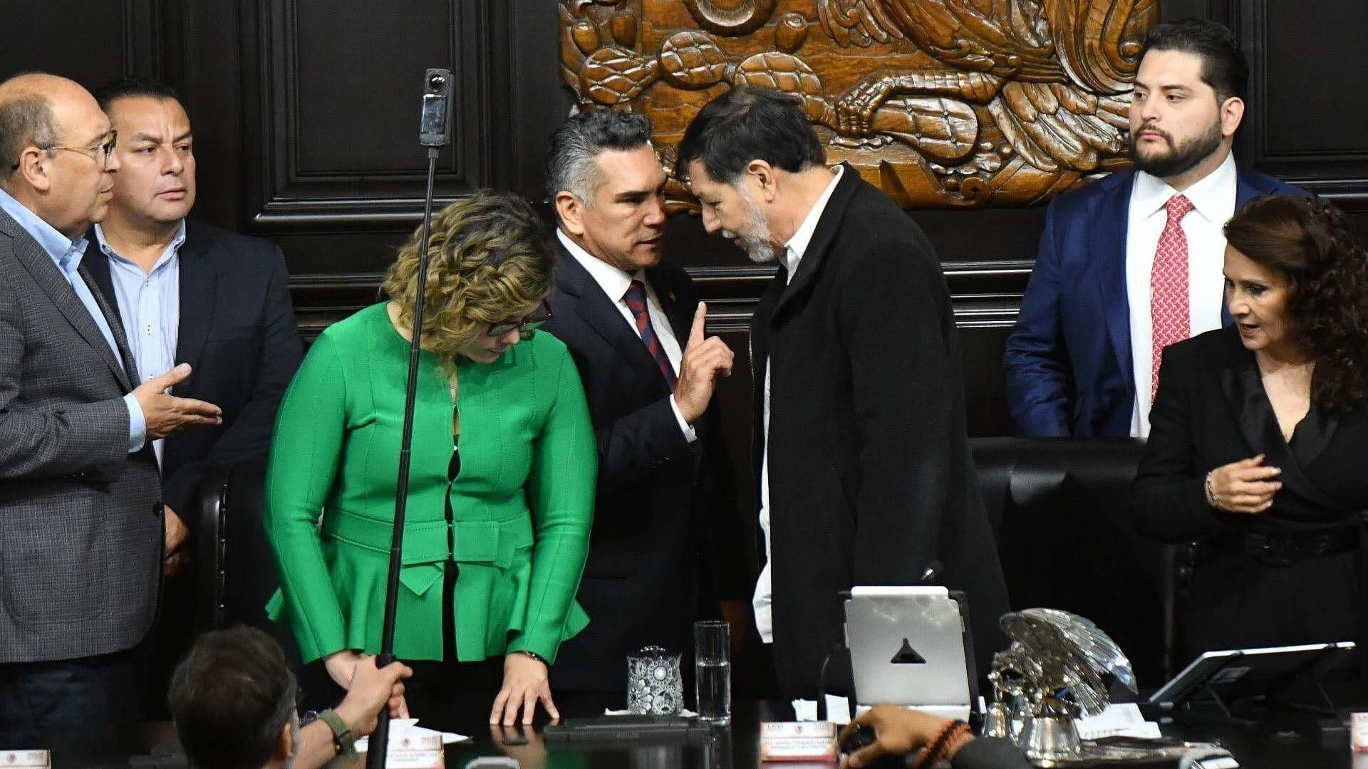 ¿Por Qué Pelearon Fernández Noroña y ‘Alito’ Moreno en el Senado de la República?