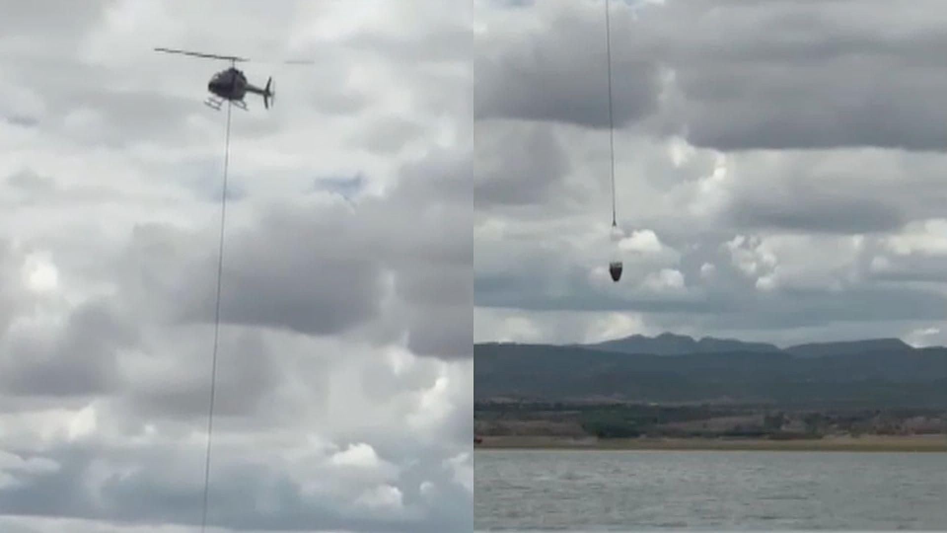 Helicóptero que Cayó No Tenía Permiso de Volar en Presa de Chihuahua