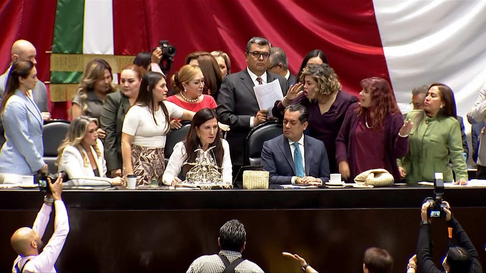 Guerra Israel-Palestina Desencadena Altercado entre Bancadas de Cámara de Diputados en México