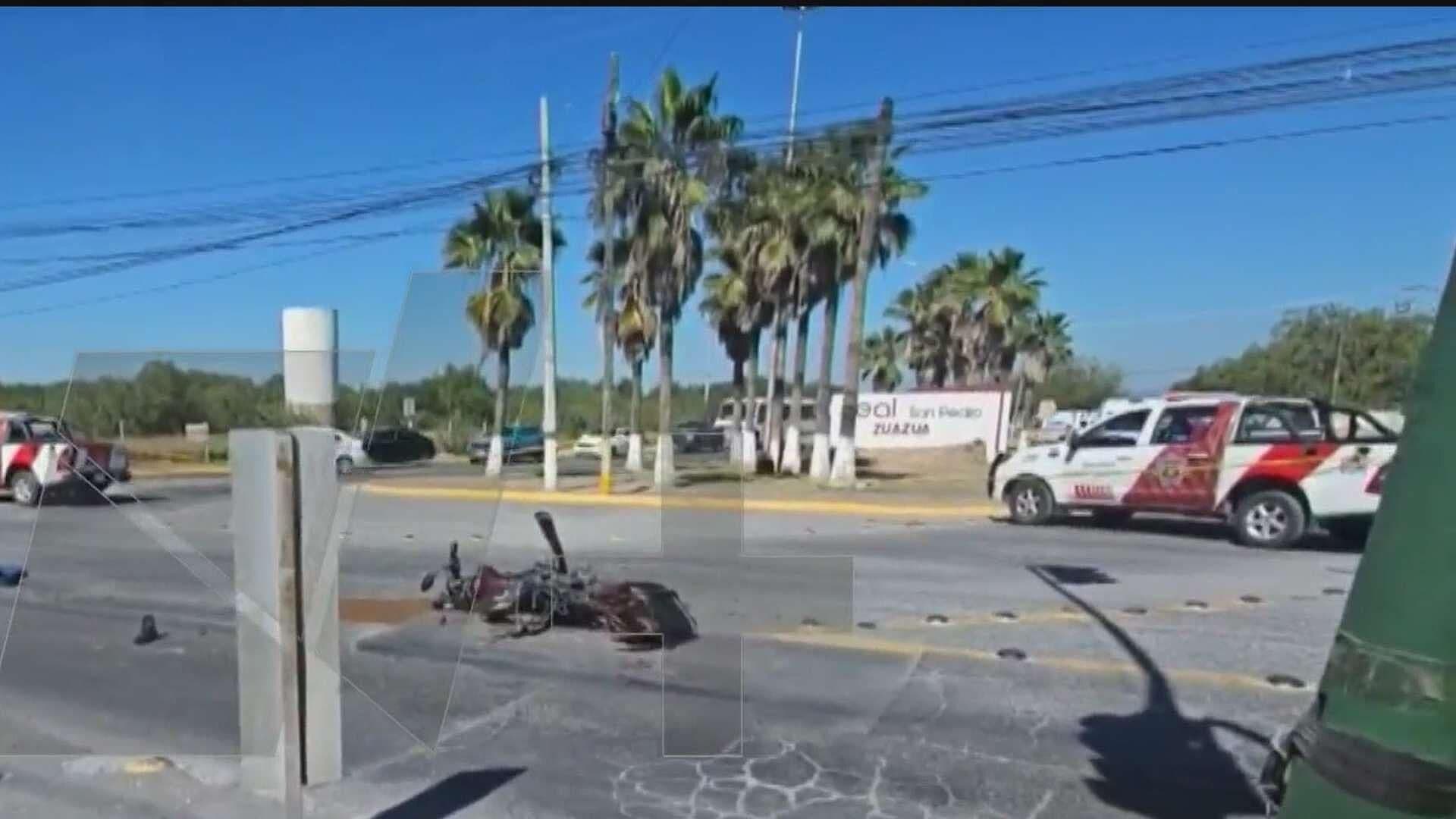 Muere Motociclista Arrollado por Camión en Zuazua
