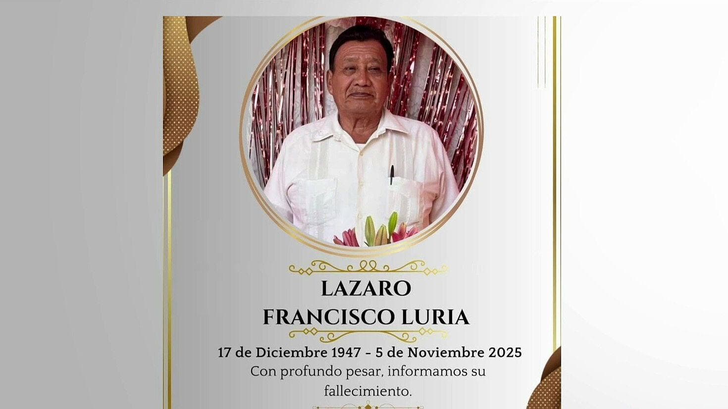 Asesinan a Francisco Luria, Exalcalde de Chinameca, Veracruz; Había Sido Secuestrado