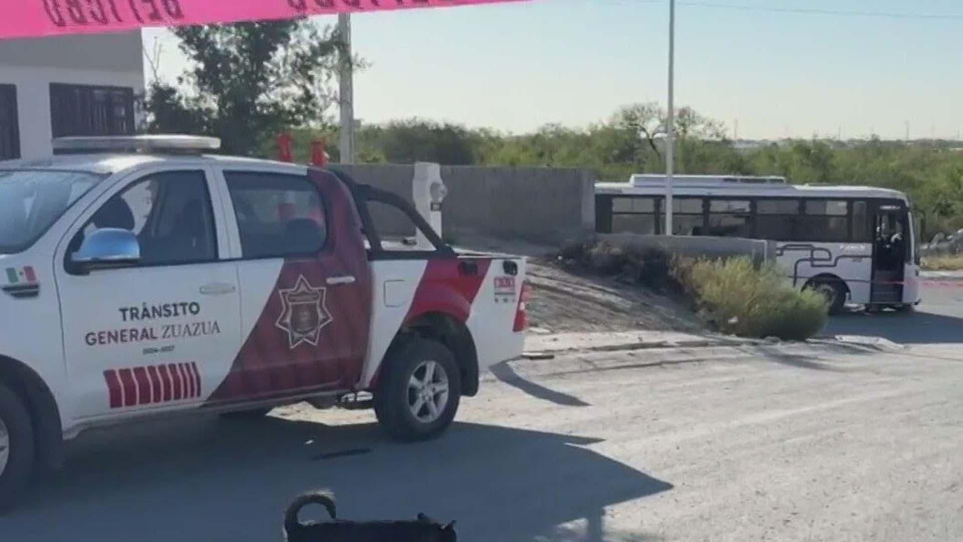 Muere Motociclista al Chocar con Transporte de Personal en Zuazua
