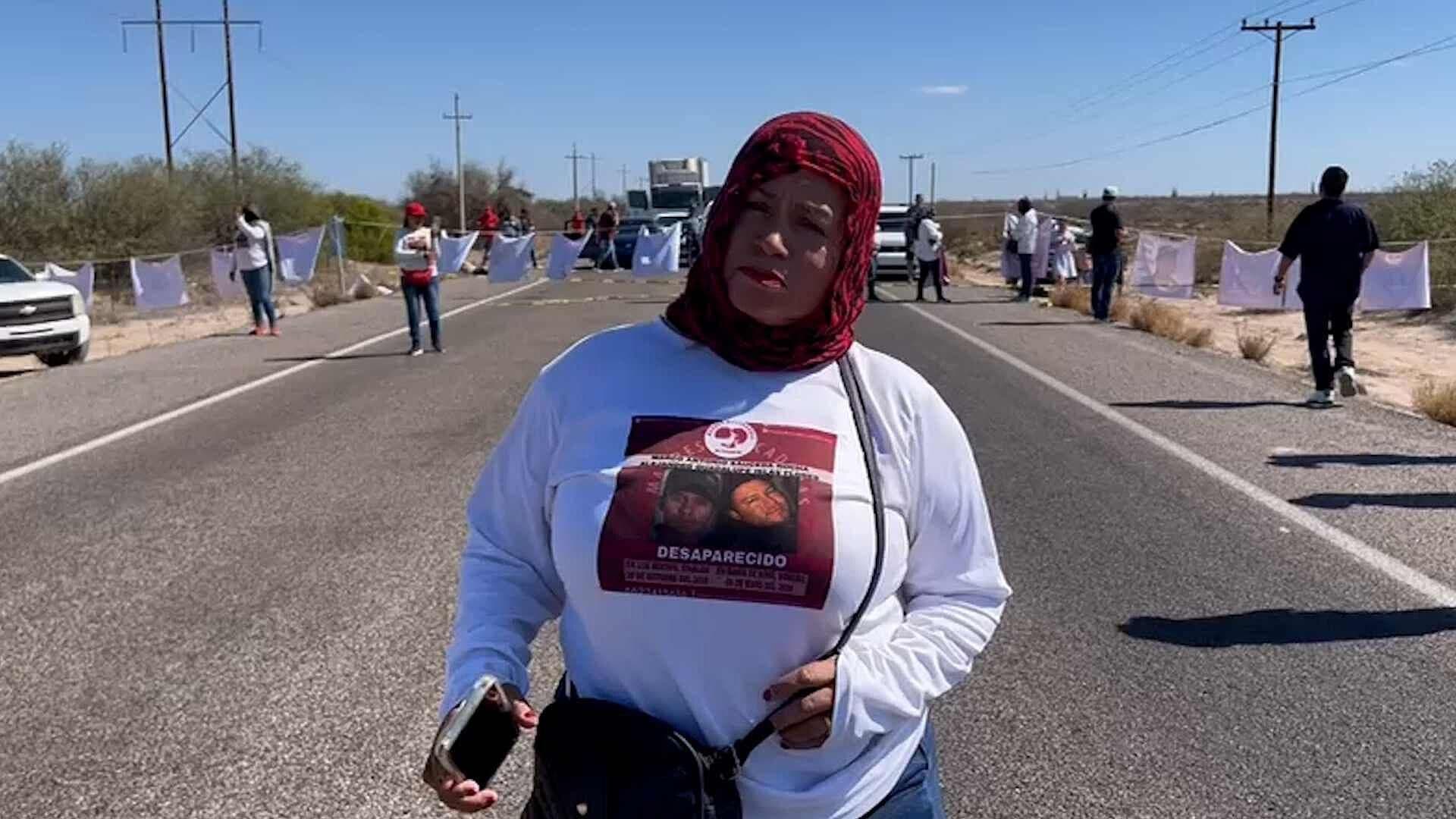 Cecilia Flores y Madres Buscadoras Bloquean Carretera Tras 6 Años de la Desaparición de su Hijo