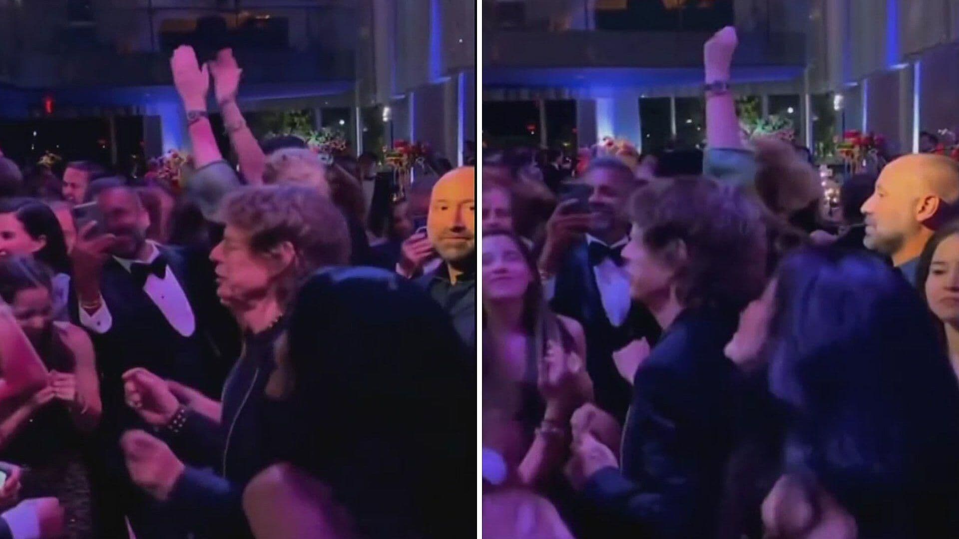 Mick Jagger es Captado en una Discoteca Disfrutando del Baile | Video