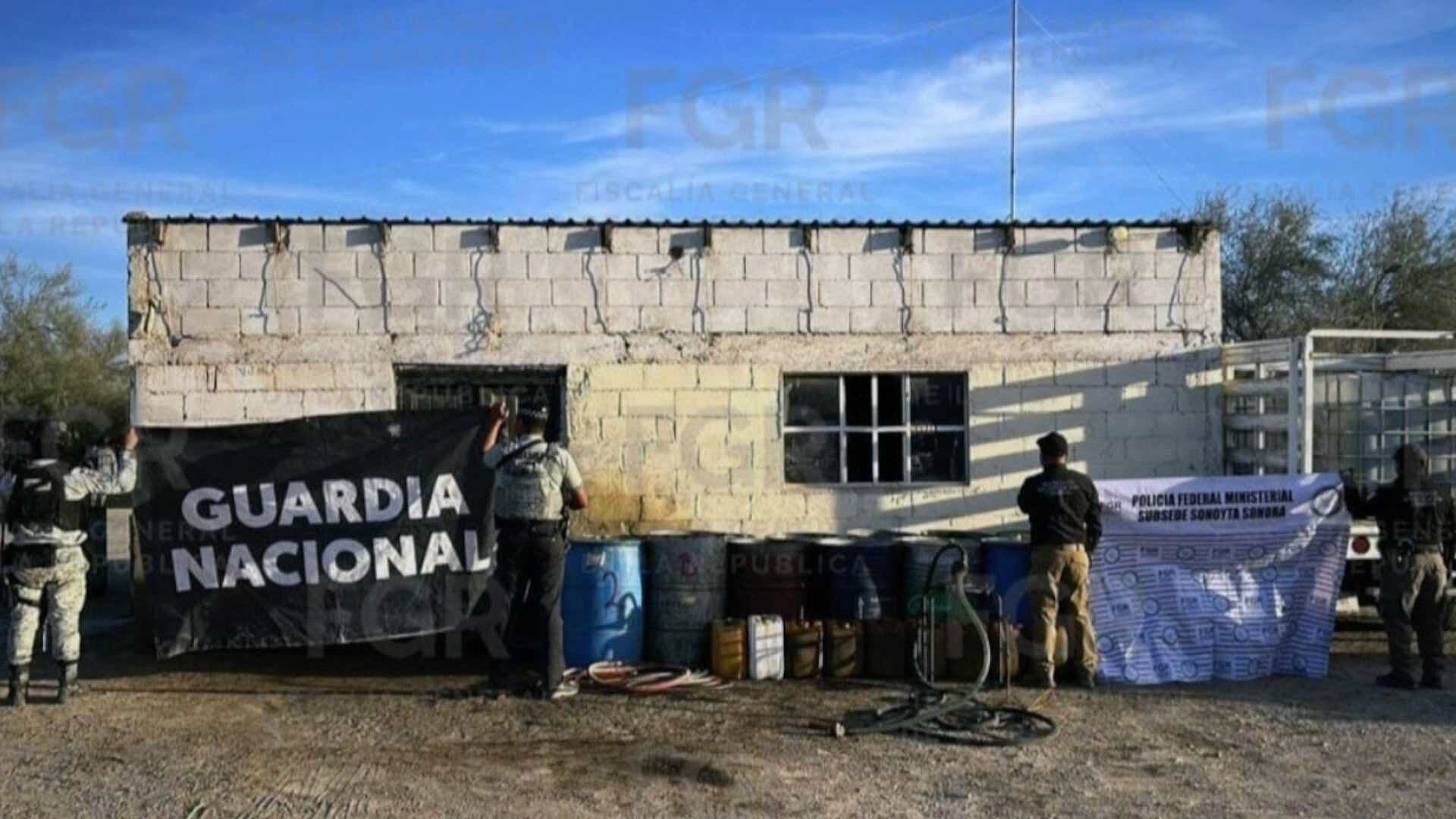 Aseguran Más de 2 Mil Litros de Diésel de Presunto Huachicoleo en Sonoyta
