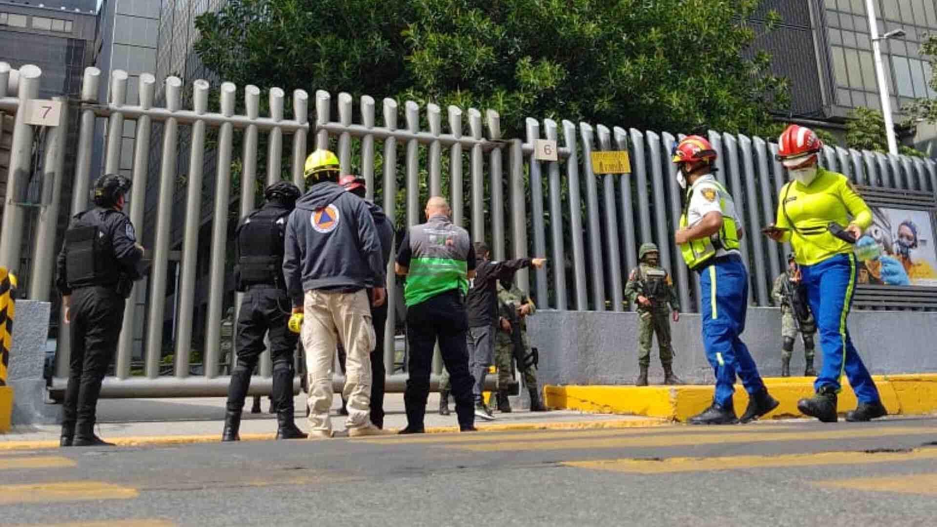 Hallan Granada en Torre de Pemex en CDMX