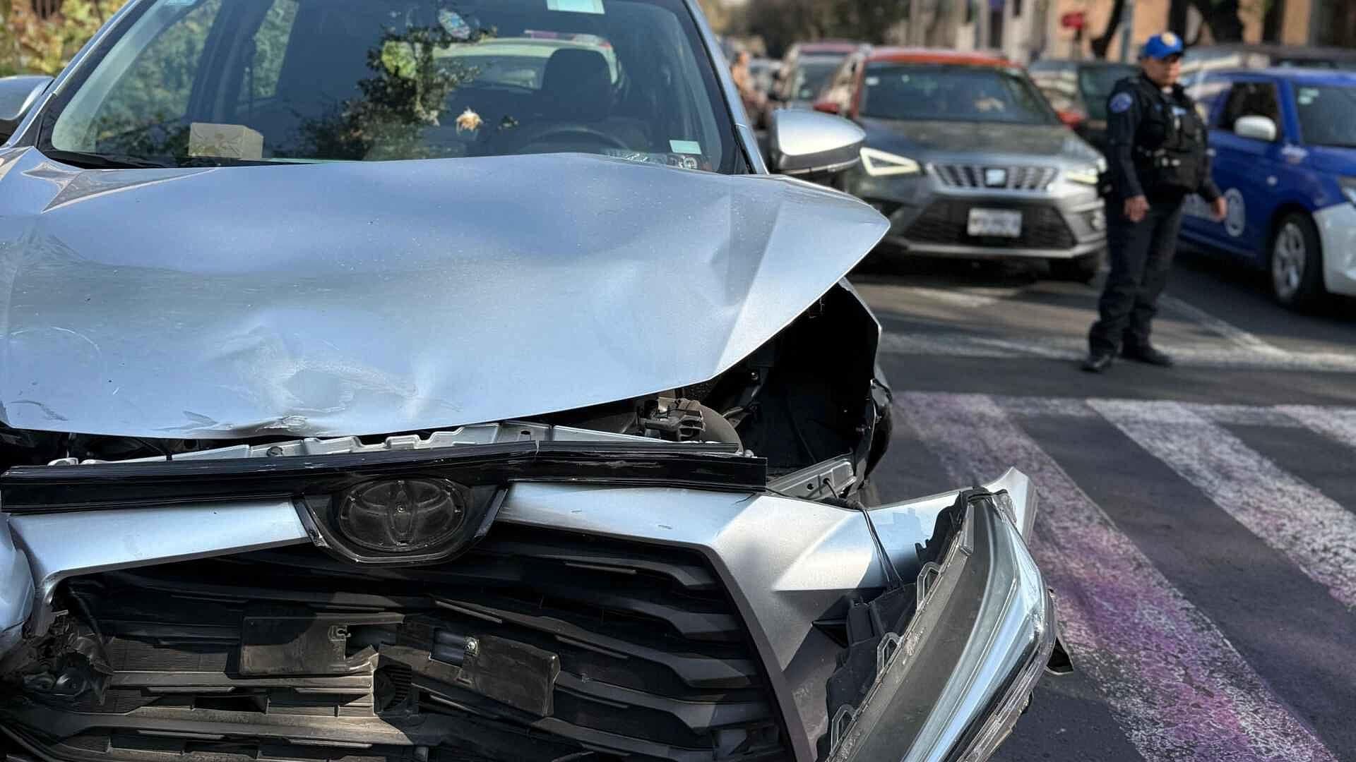 Fuerte Accidente en la Colonia Buenavista, CDMX; Hay un Lesionado