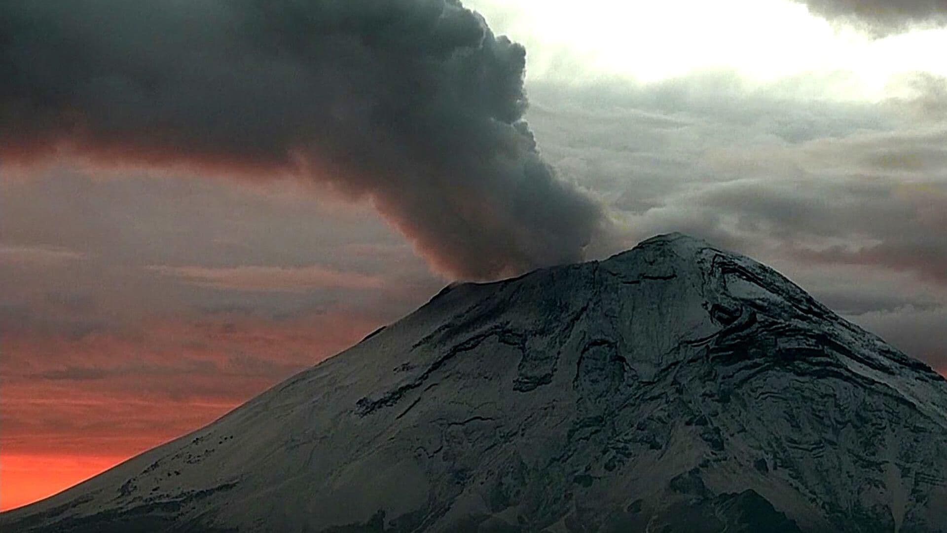Popocatépetl Amanece con Leve Fumarola y Actividad Moderada en la Zona Centro