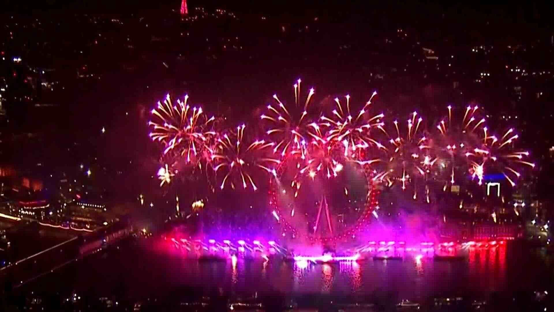 Show Espectacular Engalana el Año Nuevo 2026 en Londres, en Reino Unido