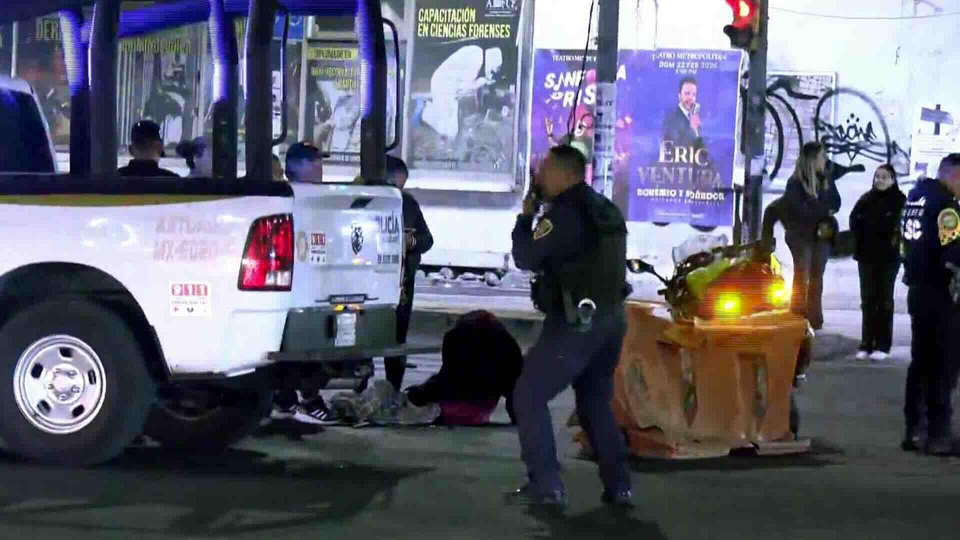 Atropellan a Persona en Doctor Río de la Loza, Colonia Doctores, CDMX; Policía Acordona