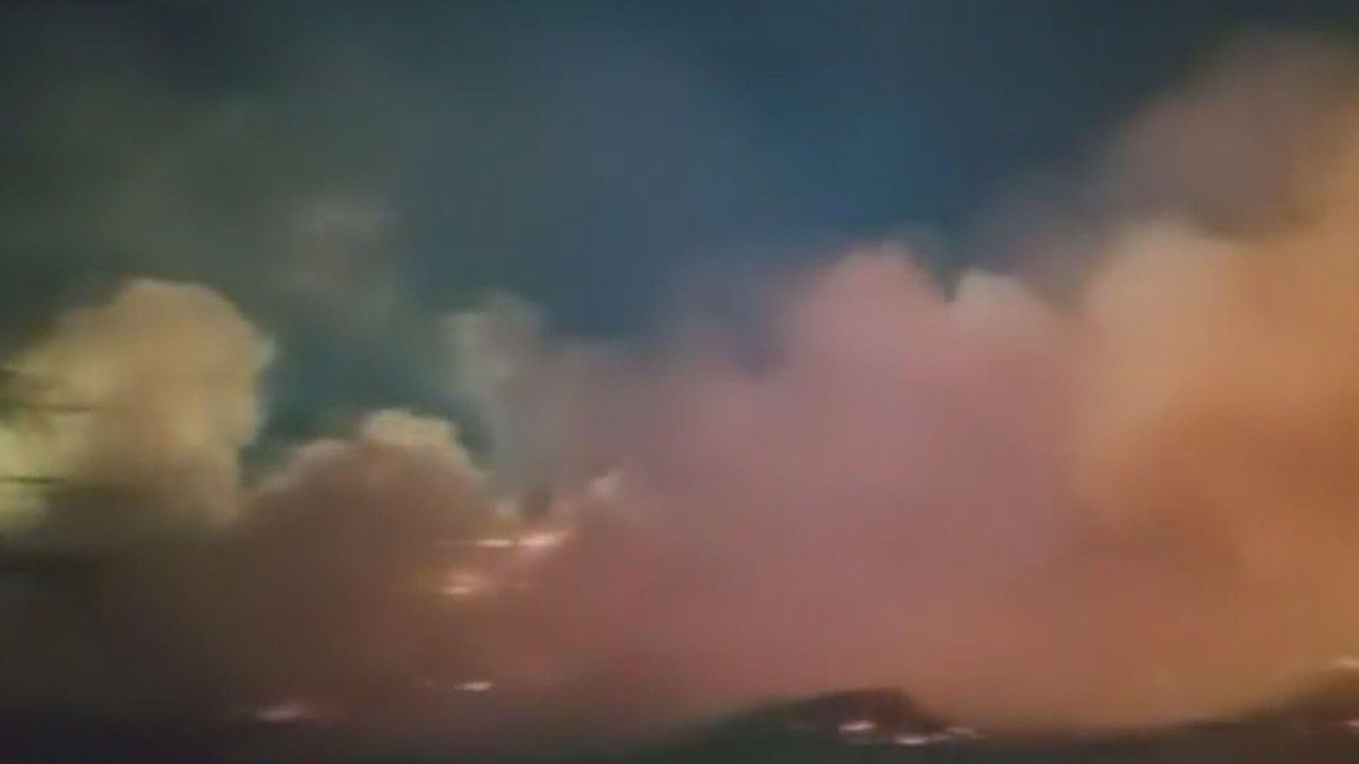 Se Incendia Tarimera en Hidalgo, Nuevo León