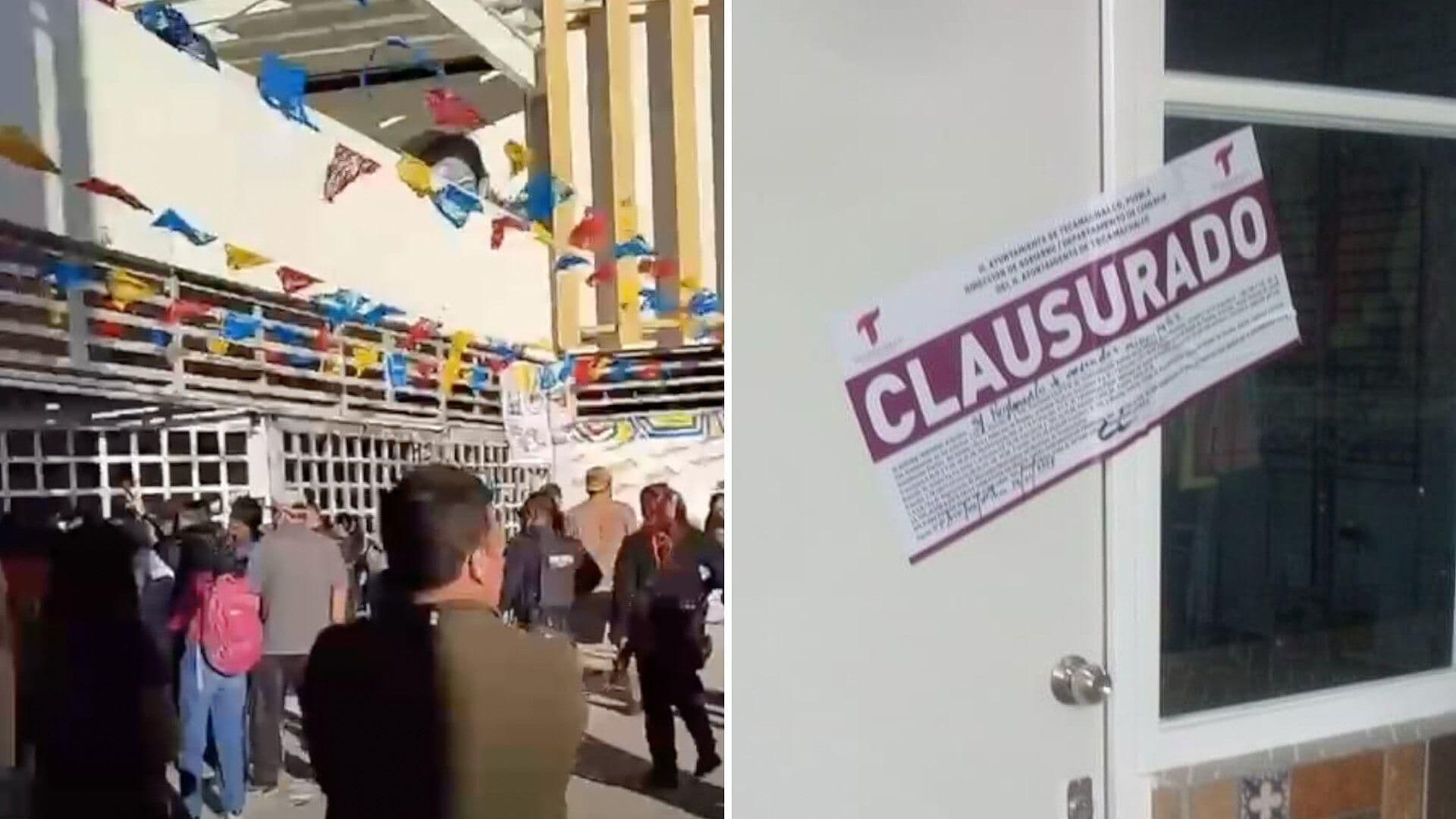 Clausuraron el Mercado Ayocuan de Tecamachalco, Puebla