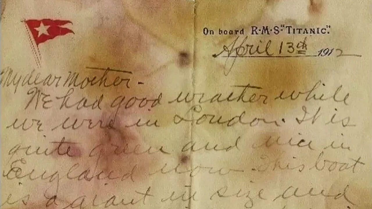 Carta Escrita en el Titanic ¿En Cuánto se Subastó?