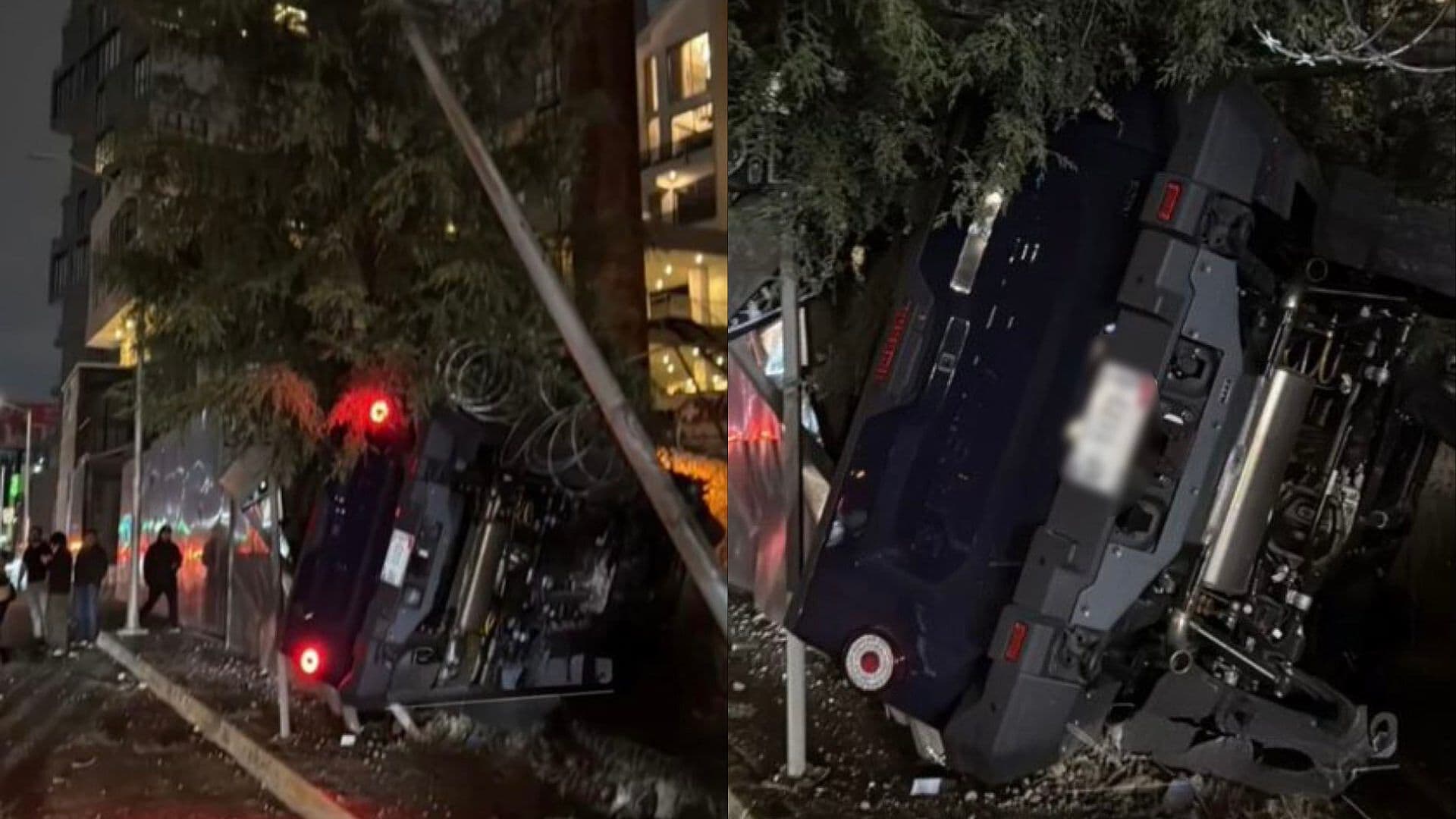 Un Joven Fue Embestido por una Camioneta que Volcó en Vía Atlixcáyotl de Puebla