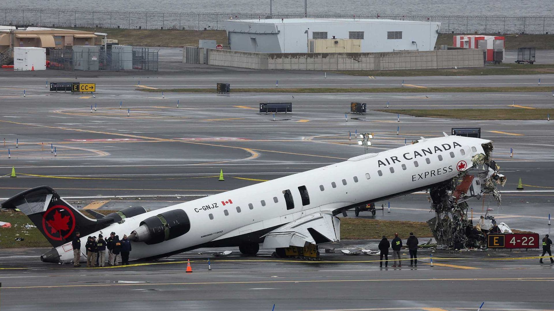Autoridades de EUA Dan Avances del Choque de Avión de Air Canadá en Nueva York
