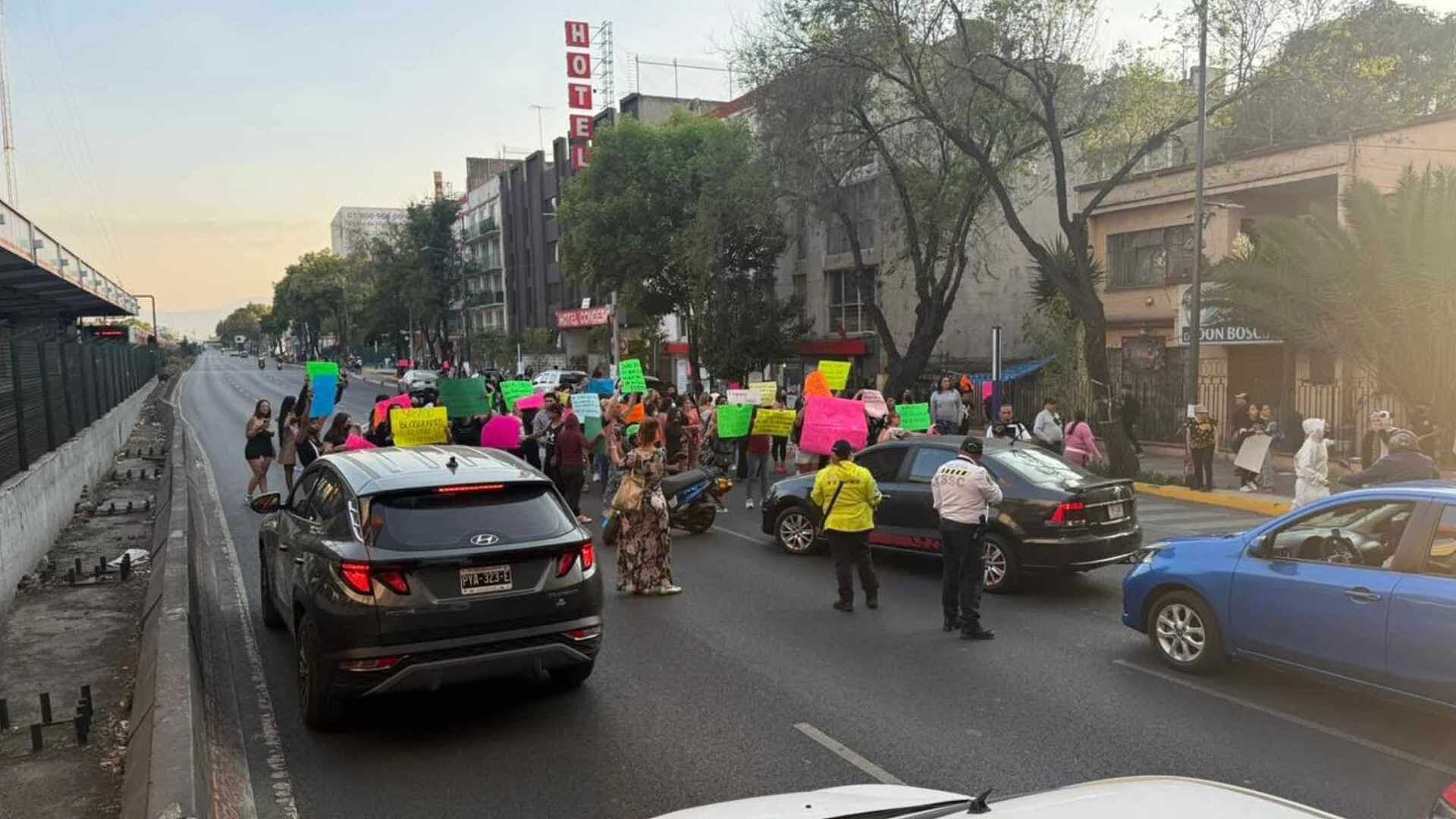 Bloqueos Hoy CDMX: Calzada de Tlalpan Colpasada por Trabajadoras Sexuales ¿Qué Exigen?