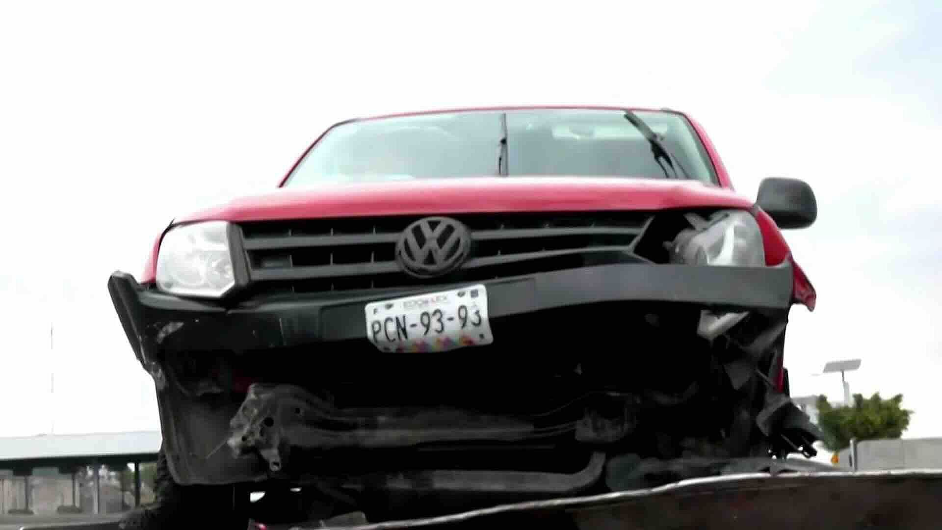Accidente Entre Dos Vehículos en Autopista México-Pachuca a la Altura de Ecatepec