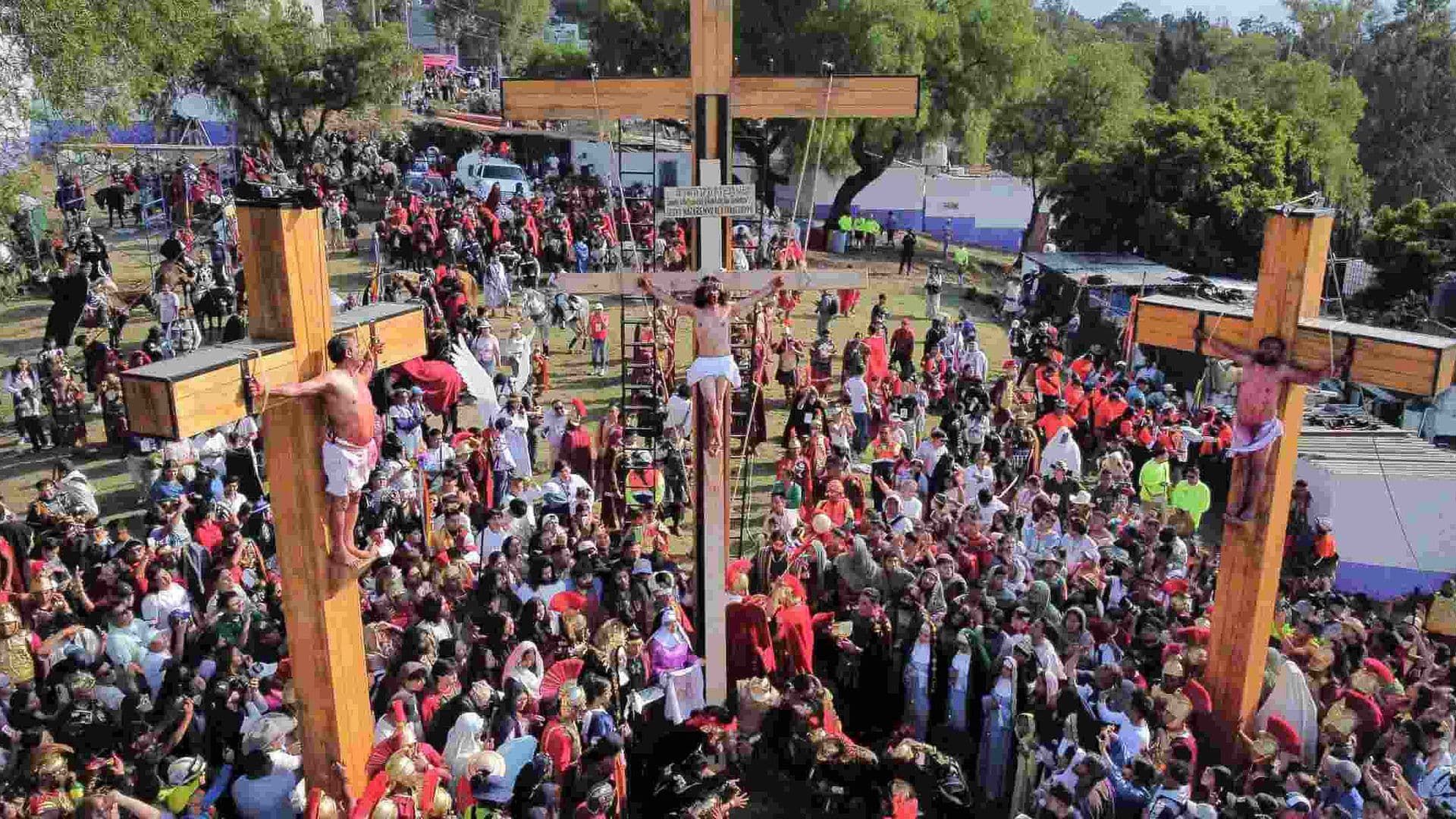En Iztapalapa, la 183 Representación de la Pasión de Cristo Rompe Récord de Asistencia