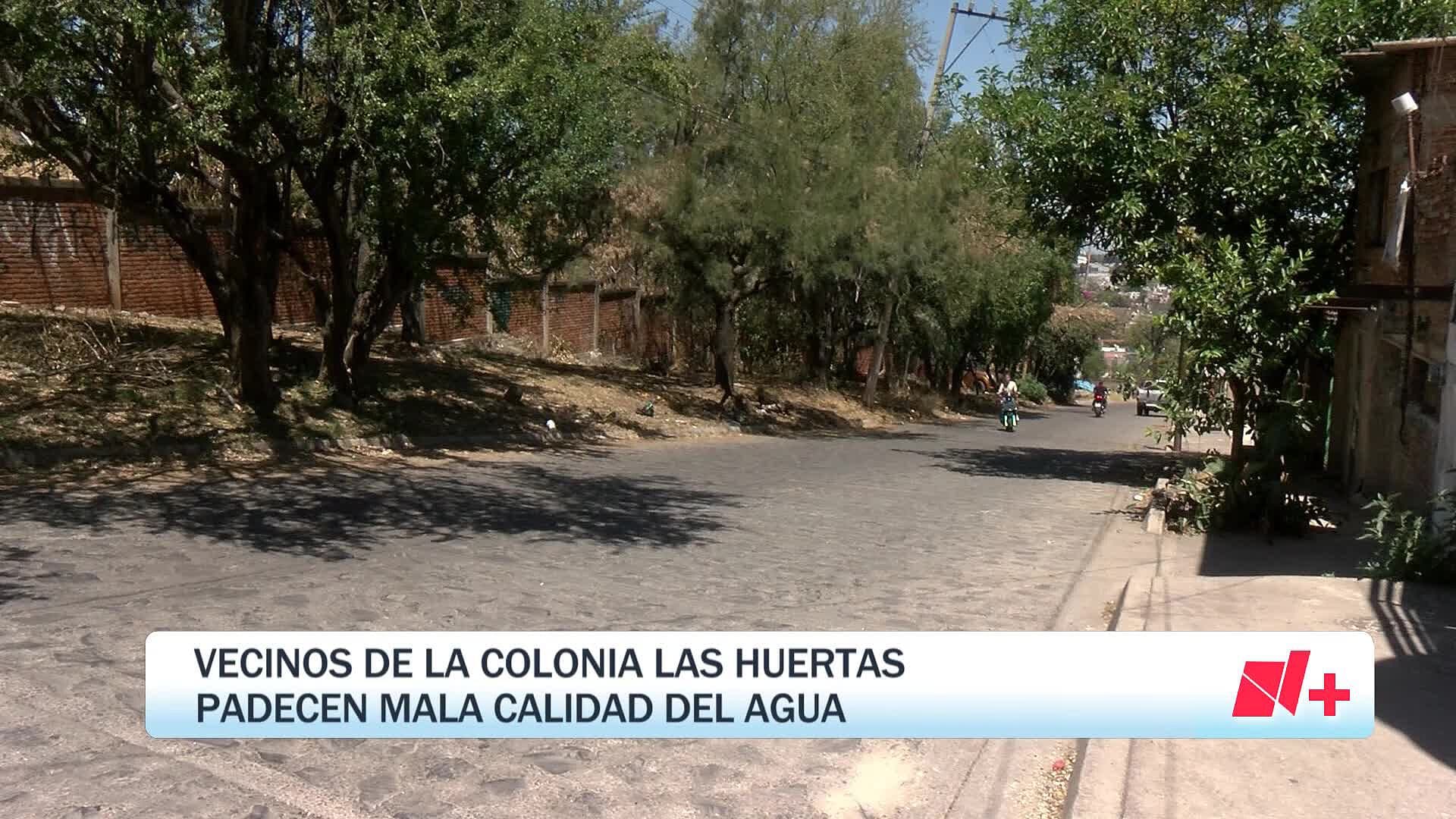 Vecinos de Las Huertas, en Tlaquepaque, Reportan Agua Sucia: “Se Baña Uno y Empieza con Comezón”