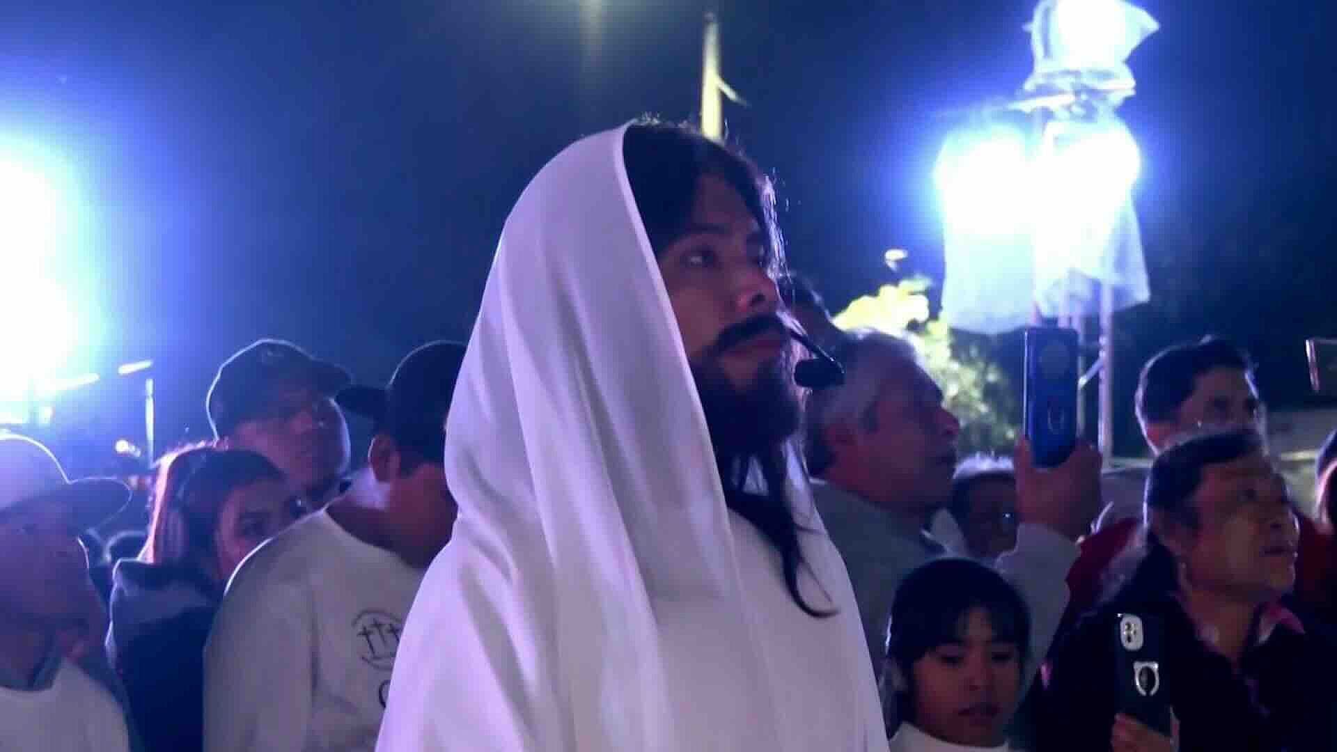 Representación de Diacrusis en Iztapalapa Revive la Resurrección de Cristo en Semana Santa
