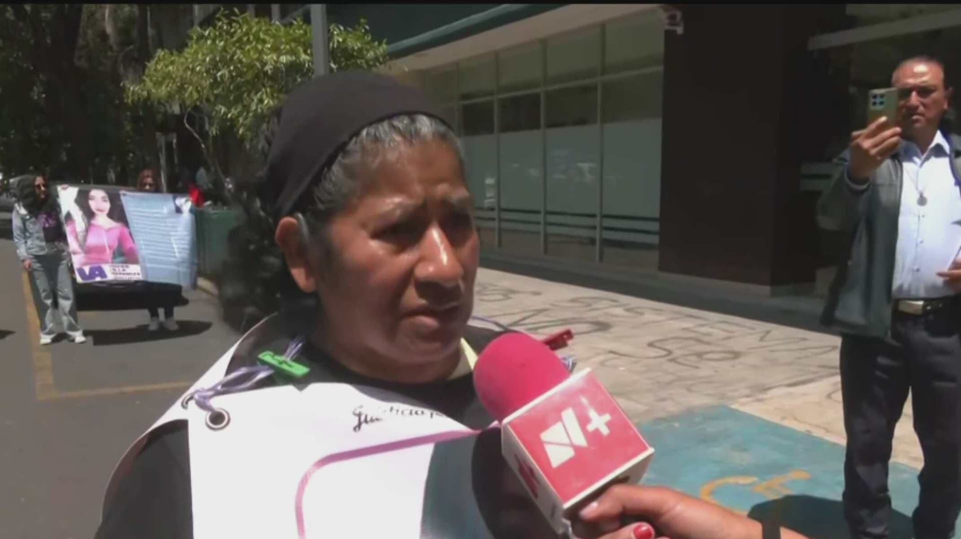 Amigos y Familiares de Victoria Pamela Salas Protestan en Juzgados de la Cuauhtémoc