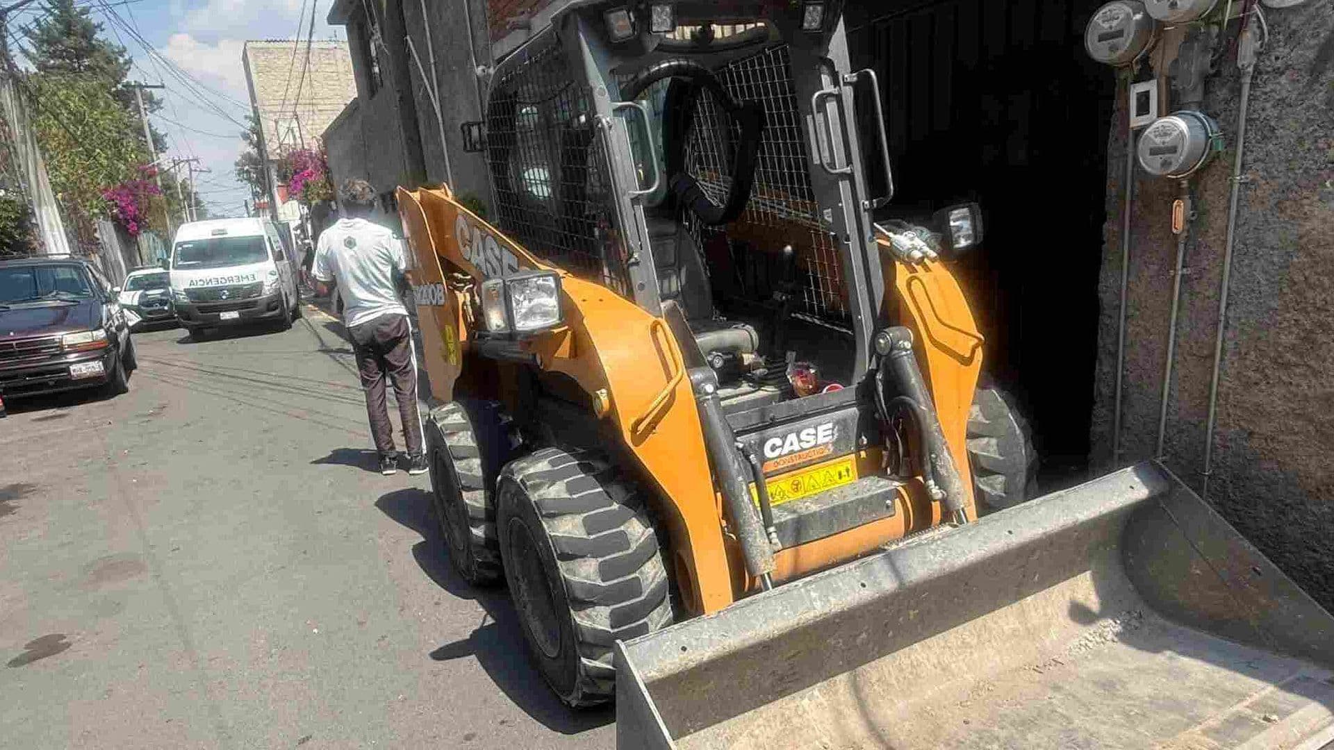 Mujer es Arrollada por Maquinaria en Tlalpan, CDMX