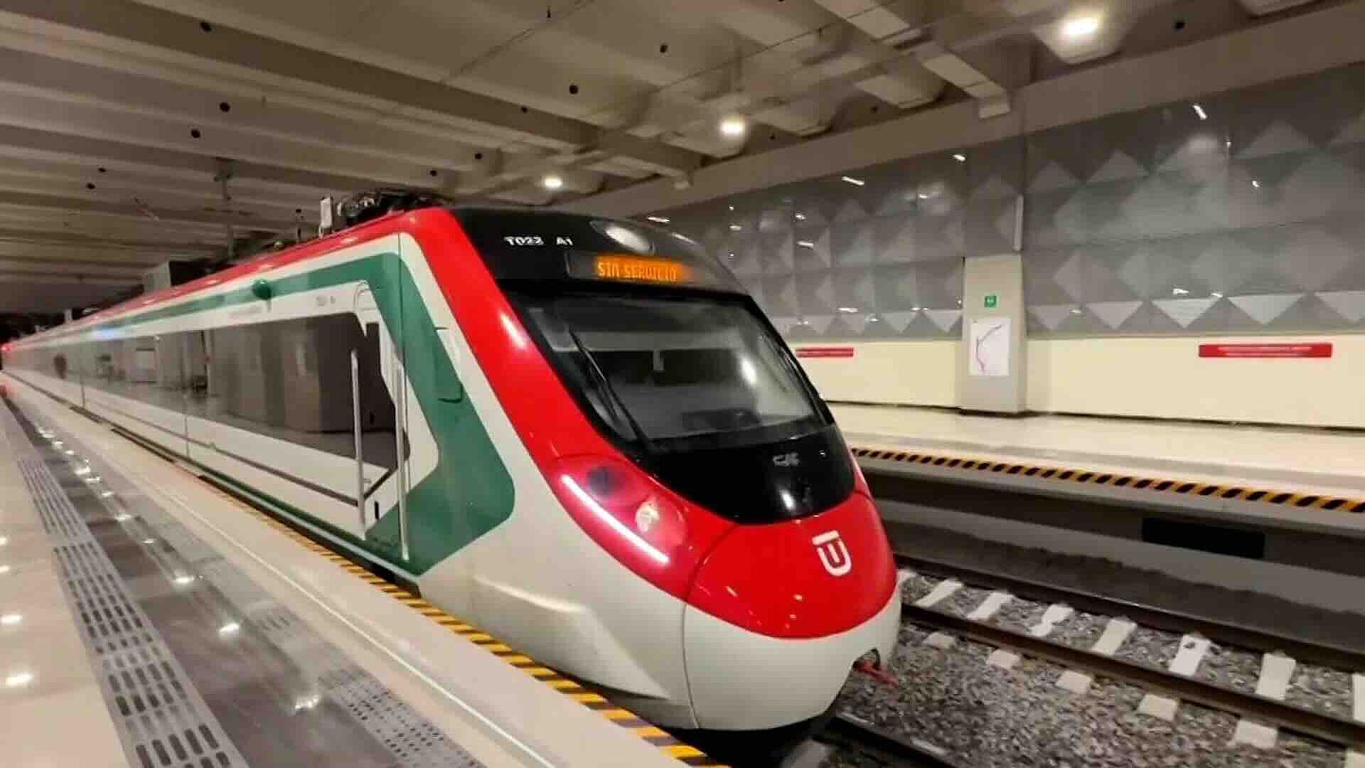 Así Va el Primer Día del Tren que Conecta el AIFA con Buenavista, en CDMX