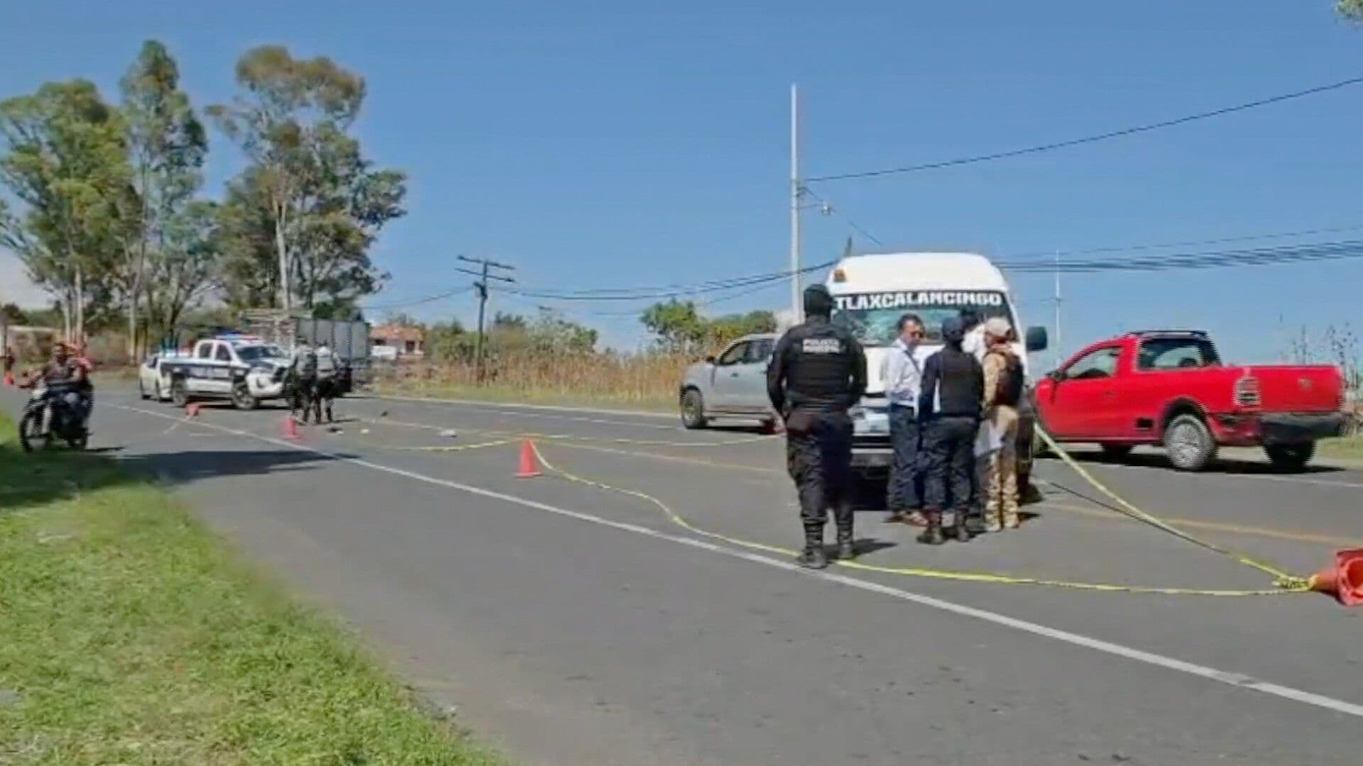 Unidad de Transporte Público Atropella a Hombre en Situación de Calle en Carretera de Puebla