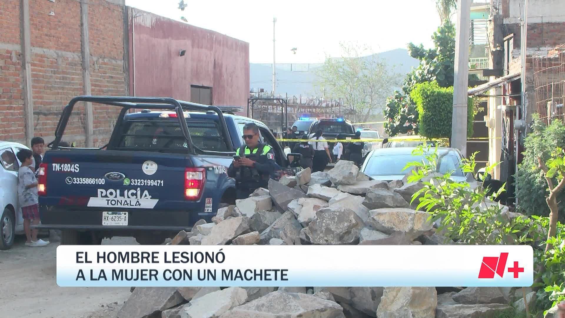 Hombre Ataca a su Exesposa con un Machete en Tonalá
