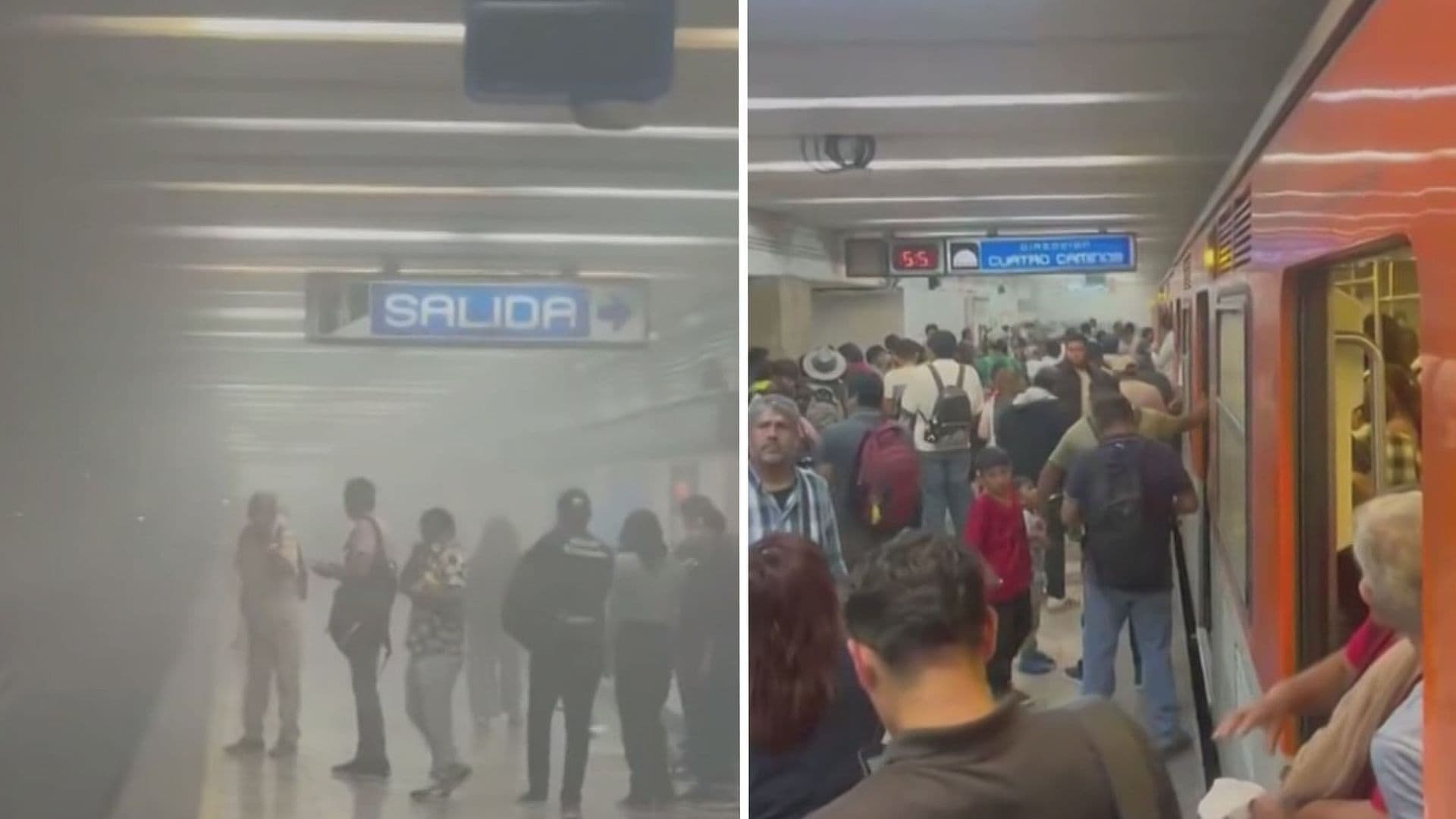 Reportan Humo en Estación Cuitláhuac en Línea 2 del Metro