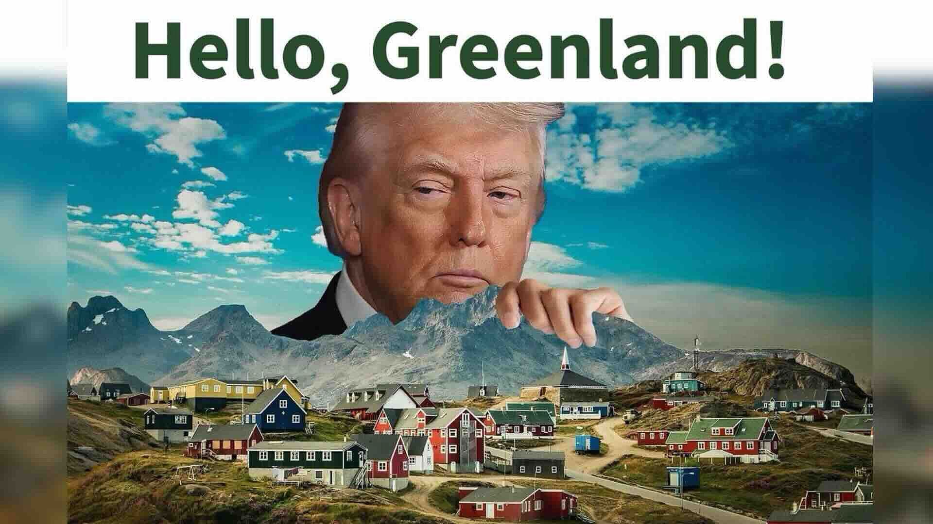Donald Trump Publicó Nueva Imagen de Groenlandia con Mensaje en Truth Social